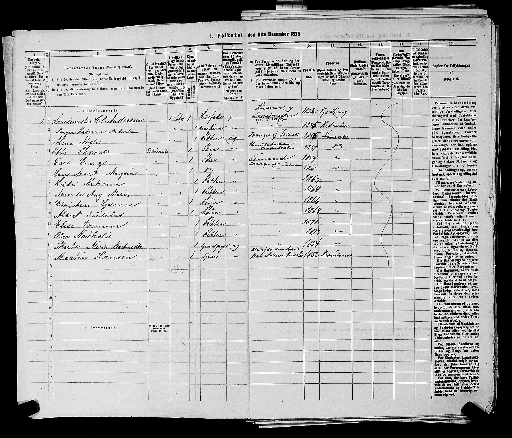 SAKO, 1875 census for 0707P Larvik, 1875, p. 512