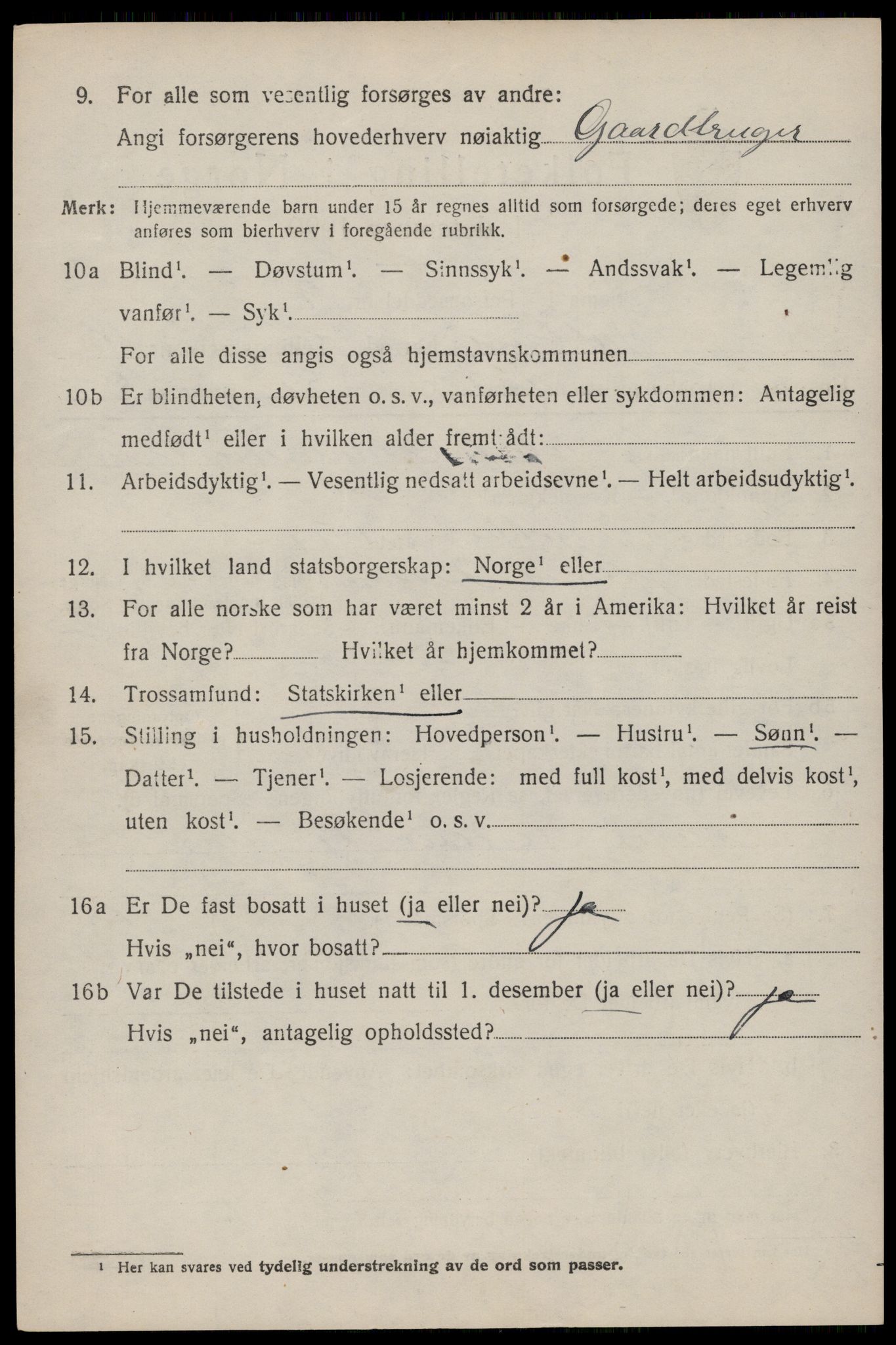 SAST, 1920 census for Hetland, 1920, p. 24506