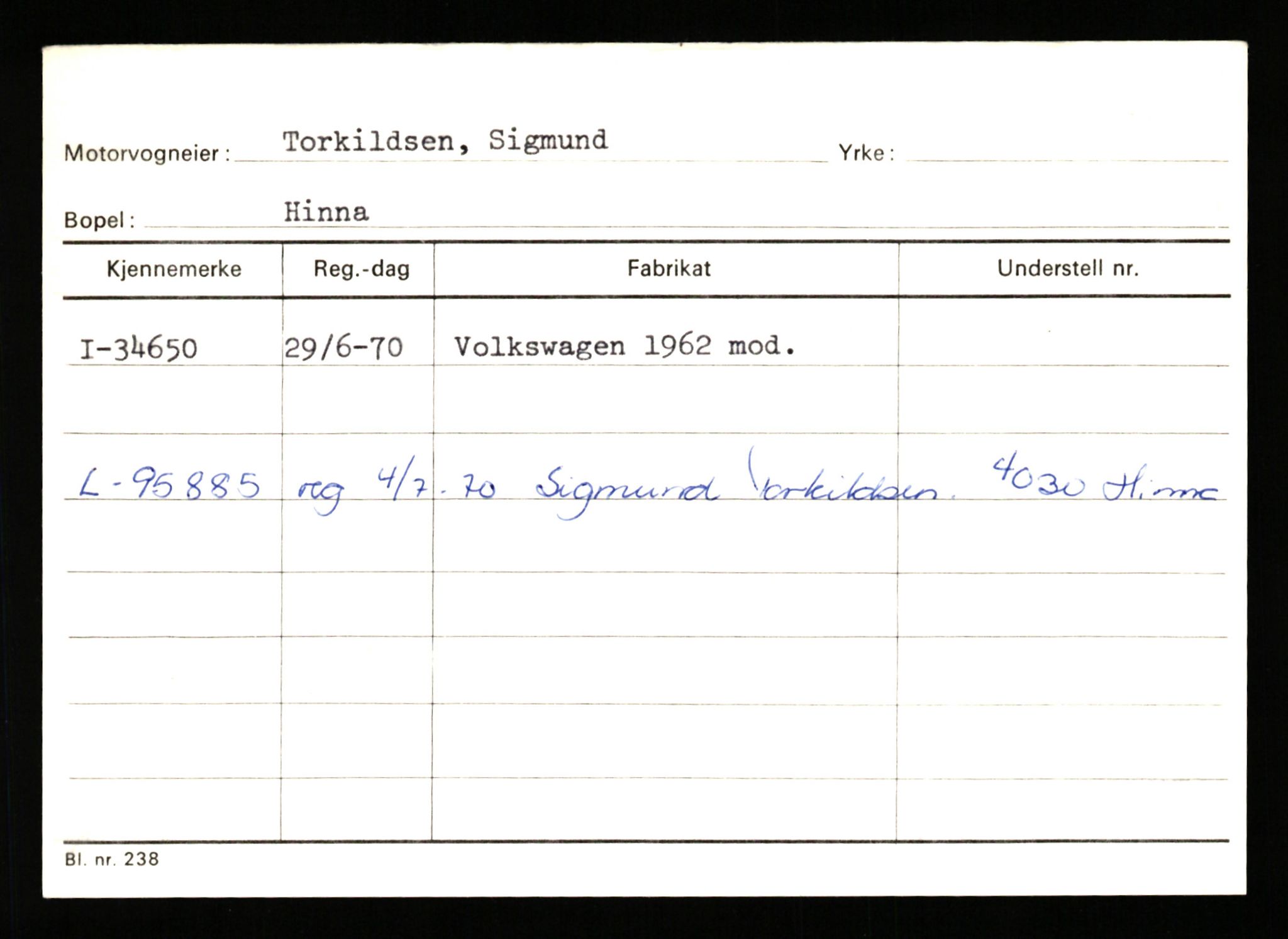 Stavanger trafikkstasjon, AV/SAST-A-101942/0/G/L0006: Registreringsnummer: 34250 - 49007, 1930-1971, p. 119