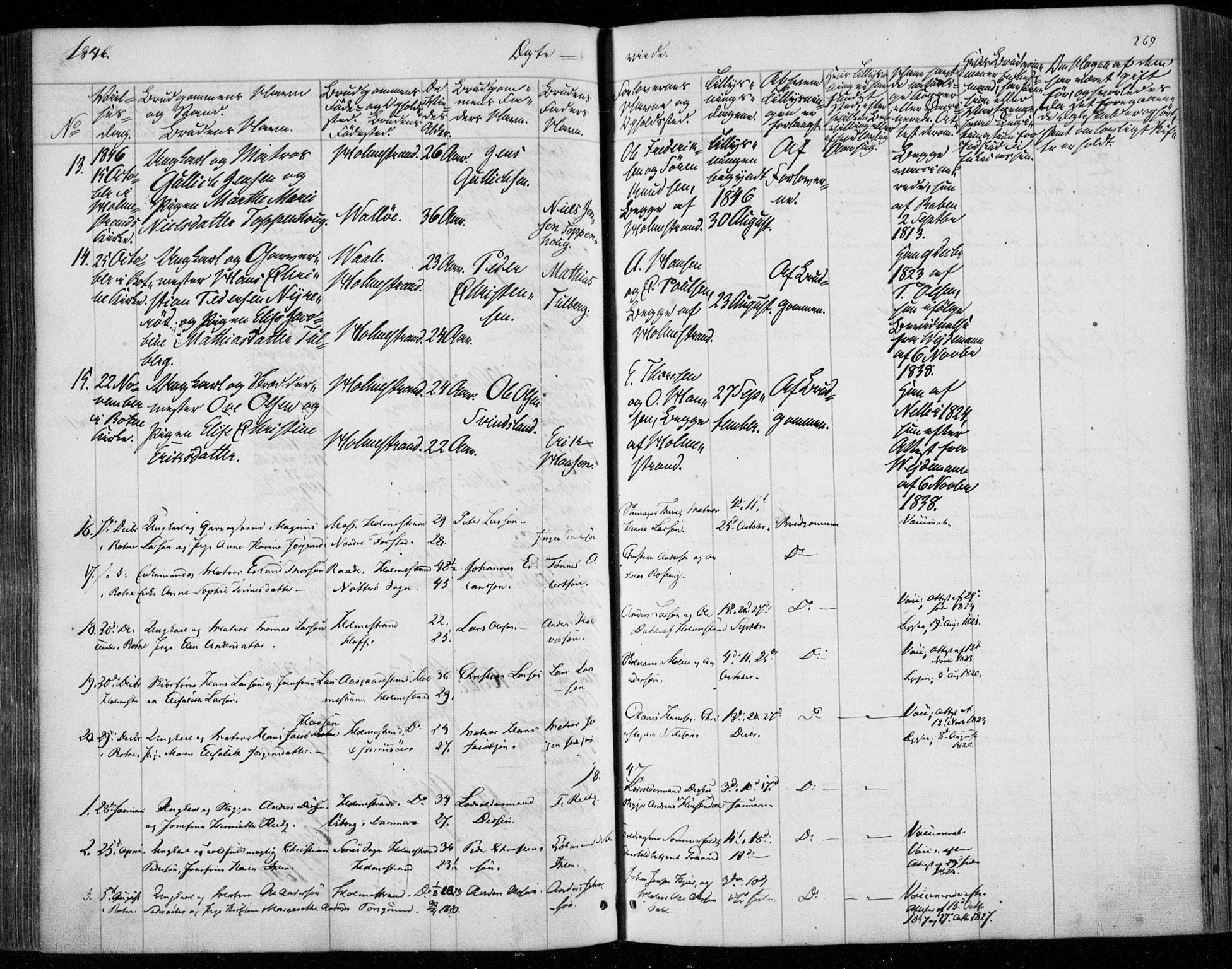 Holmestrand kirkebøker, SAKO/A-346/F/Fa/L0002: Parish register (official) no. 2, 1840-1866, p. 269