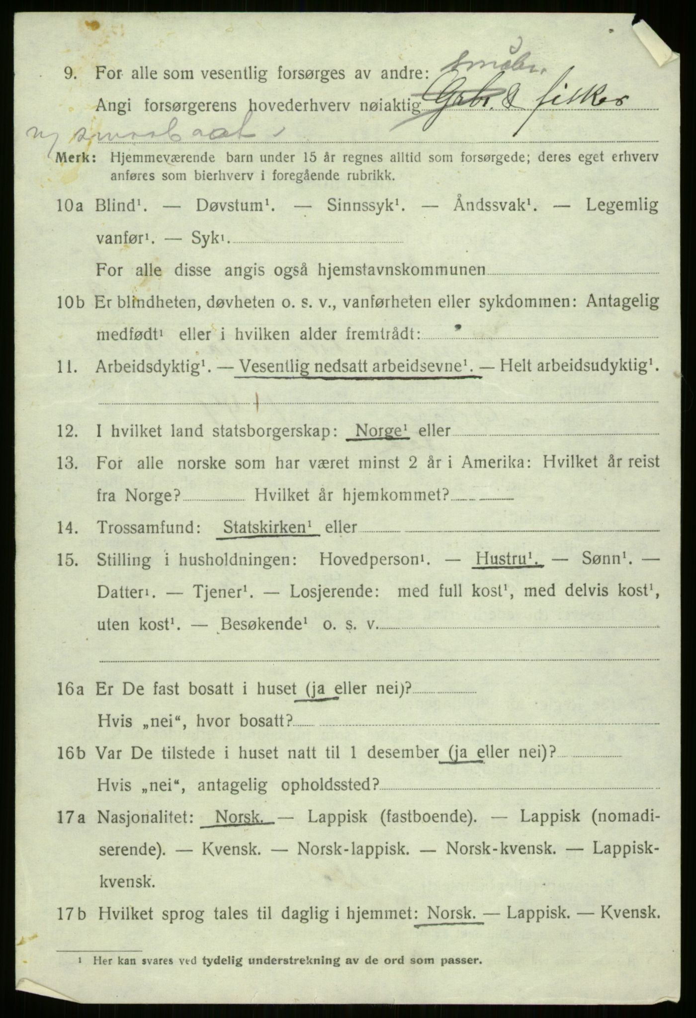 SATØ, 1920 census for Bjarkøy, 1920, p. 2678