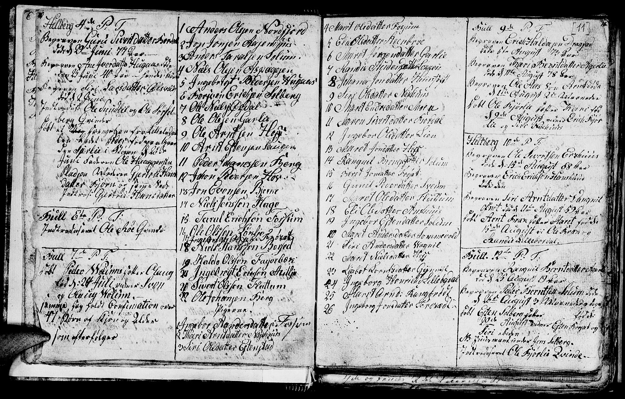 Ministerialprotokoller, klokkerbøker og fødselsregistre - Sør-Trøndelag, SAT/A-1456/689/L1042: Parish register (copy) no. 689C01, 1812-1841, p. 10-11