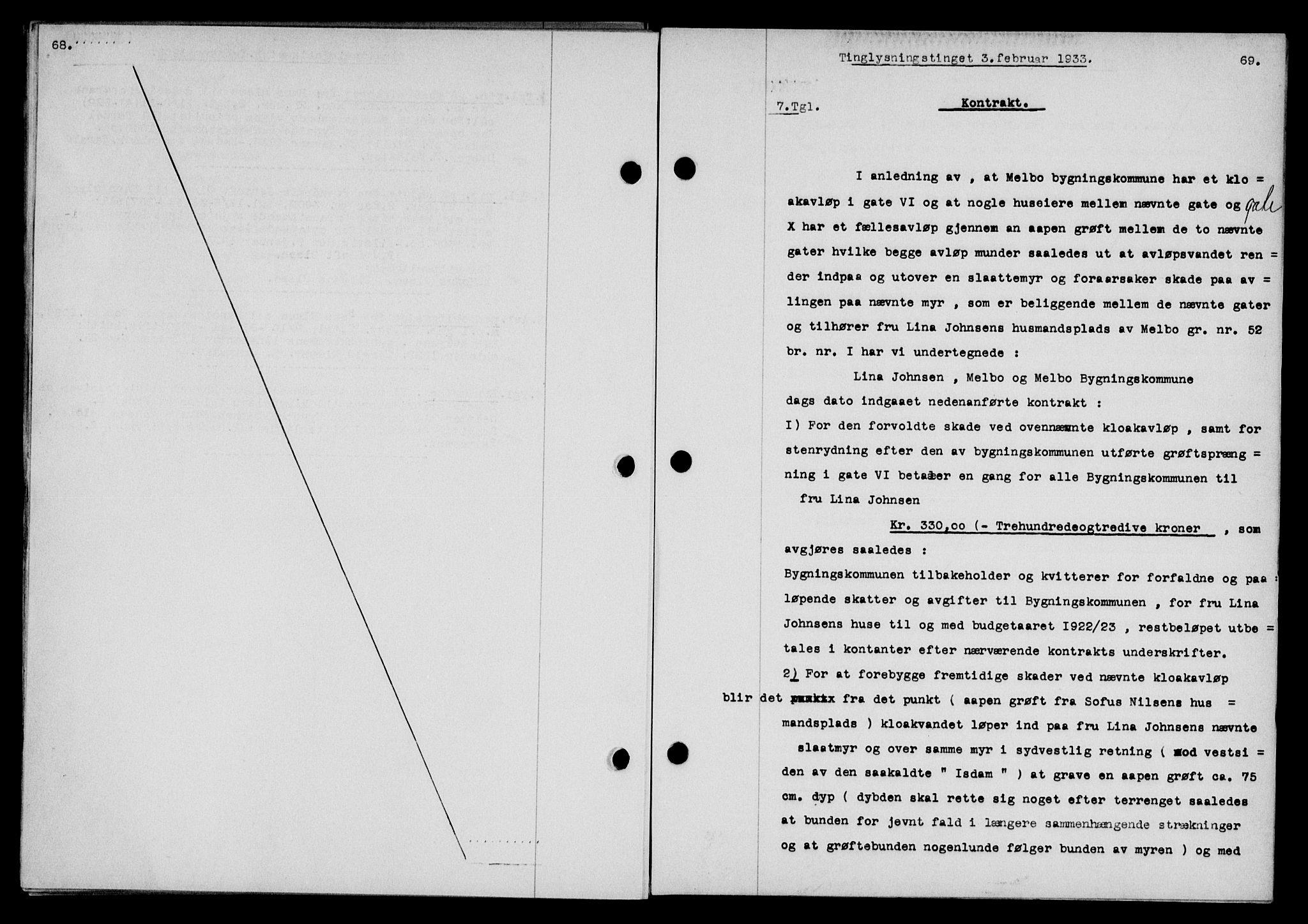 Vesterålen sorenskriveri, SAT/A-4180/1/2/2Ca/L0057: Mortgage book no. 50, 1933-1933, Deed date: 03.02.1933