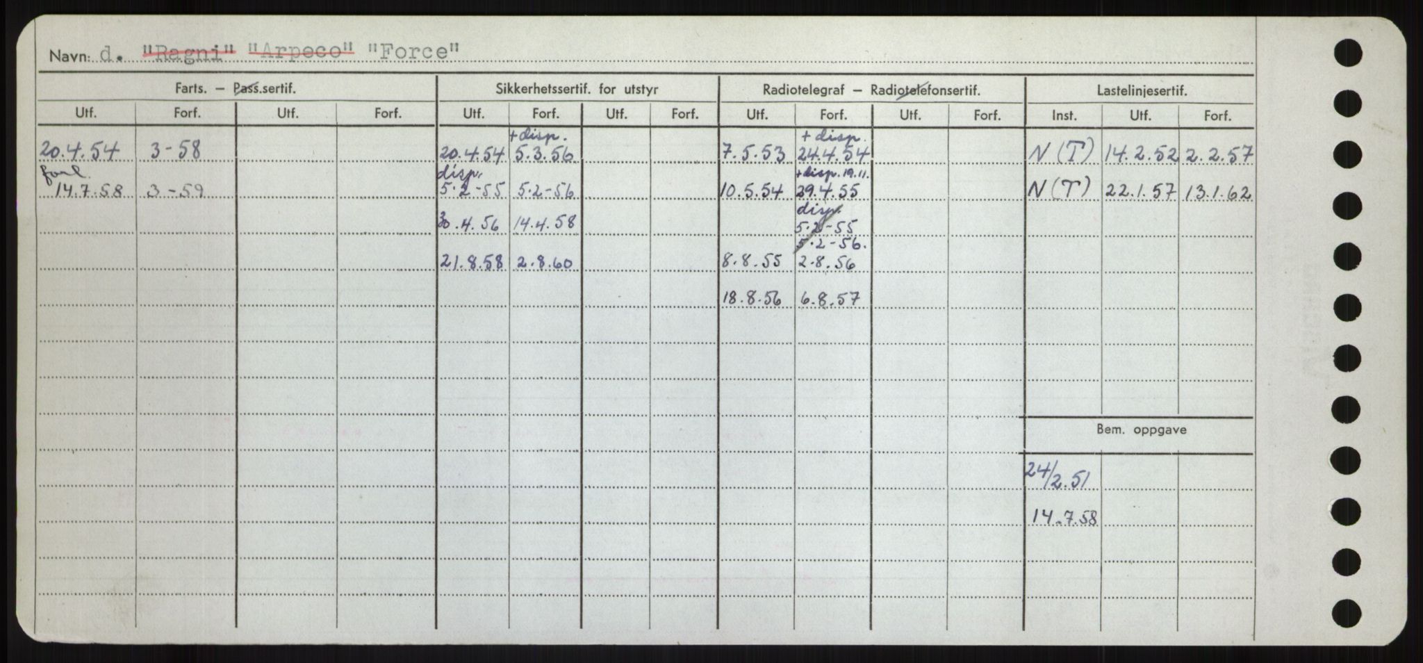 Sjøfartsdirektoratet med forløpere, Skipsmålingen, AV/RA-S-1627/H/Hd/L0011: Fartøy, Fla-Får, p. 160