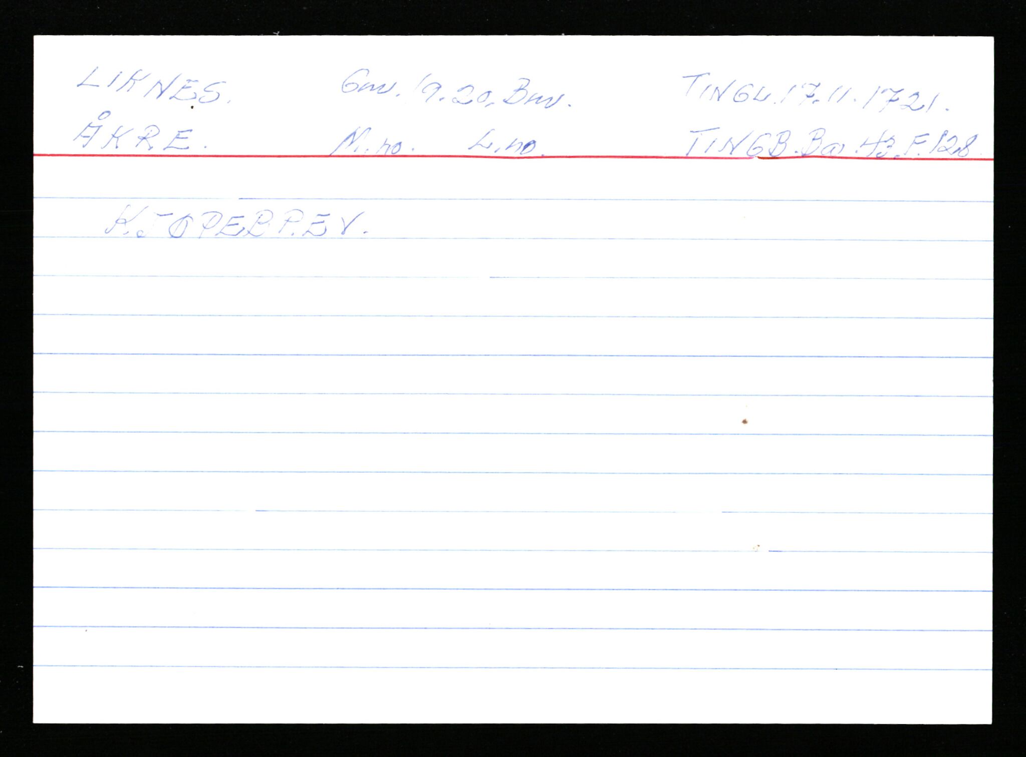 Statsarkivet i Stavanger, AV/SAST-A-101971/03/Y/Ym/L0035: Åstedskort sortert etter gårdsnavn: Leiranger - Lindanger, 1600-1950, p. 451