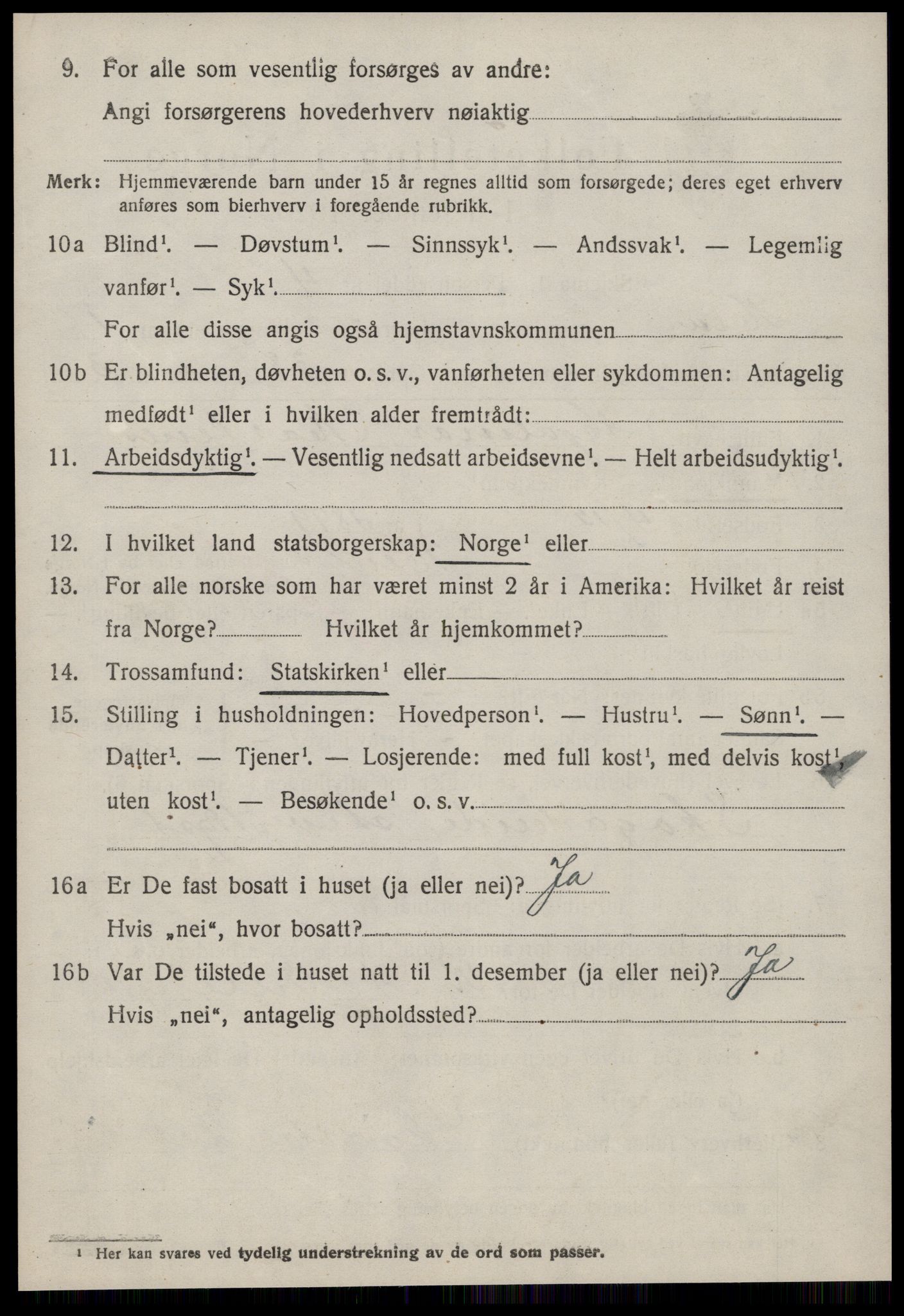 SAT, 1920 census for Hen, 1920, p. 473