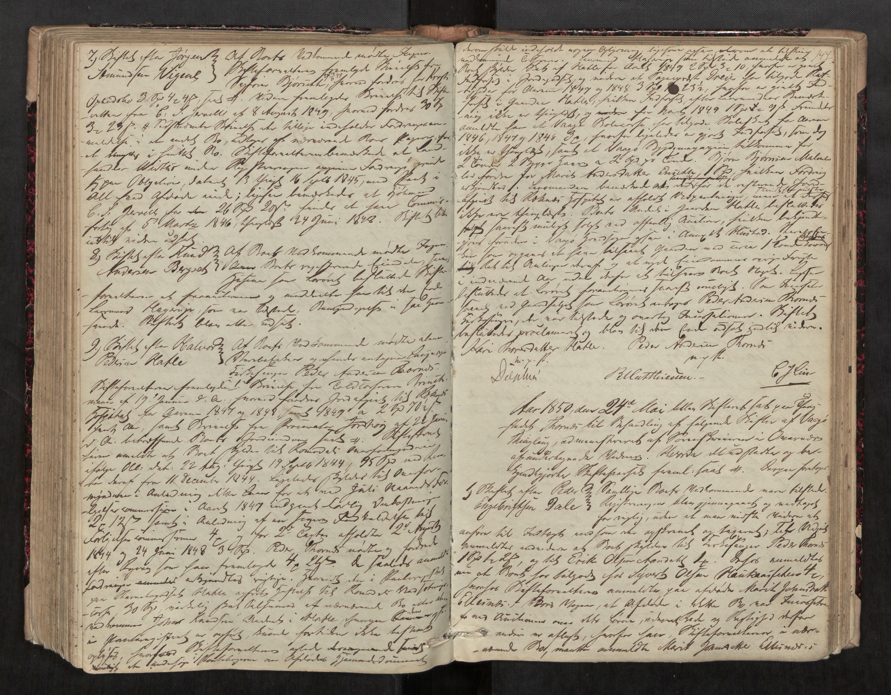 Romsdal sorenskriveri, AV/SAT-A-4149/1/3/3B/L0004: Skiftebehandlingsprotokoll, 1846-1852, p. 144