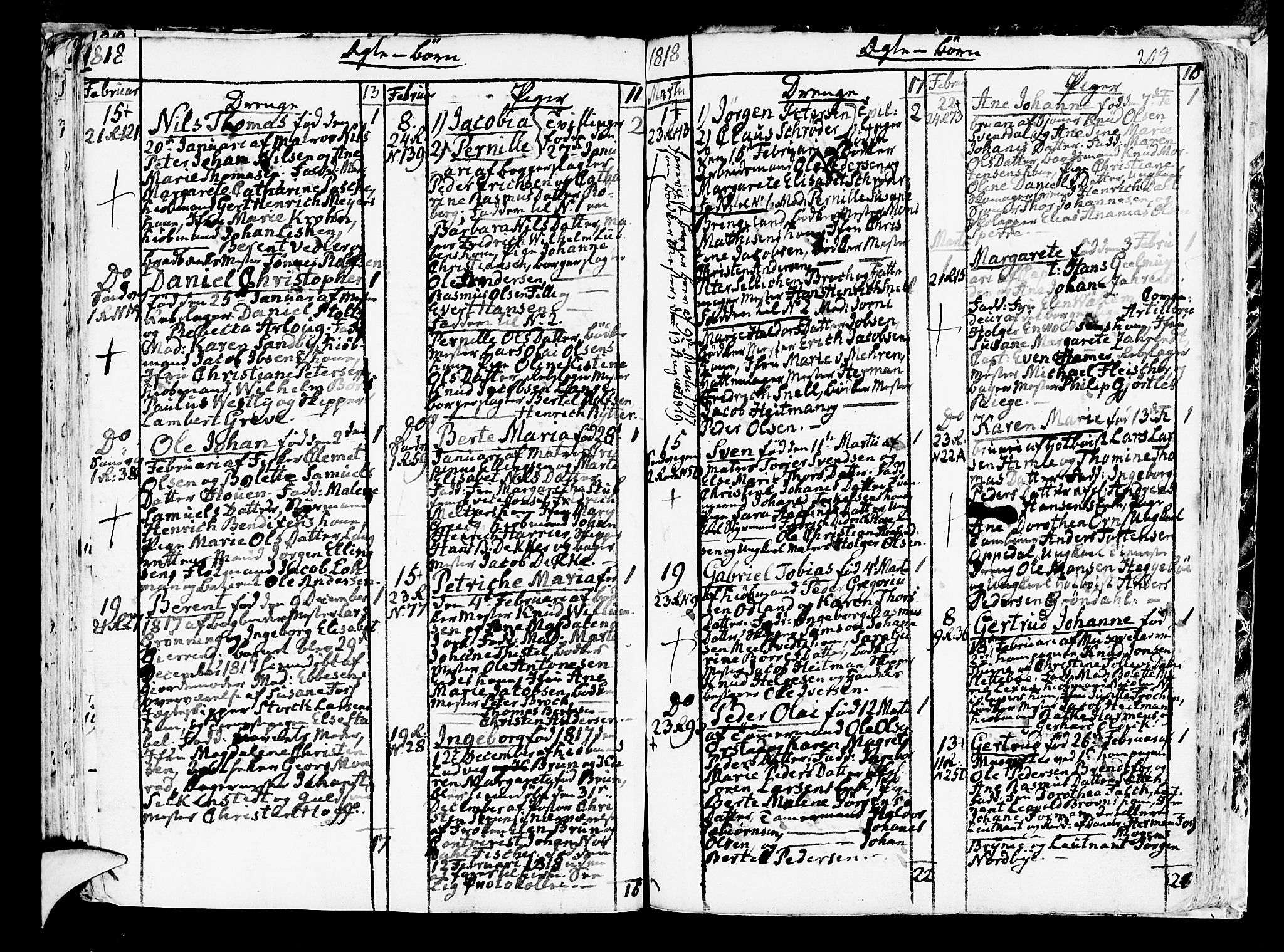 Korskirken sokneprestembete, AV/SAB-A-76101/H/Haa/L0006: Parish register (official) no. A 6, 1790-1820, p. 209