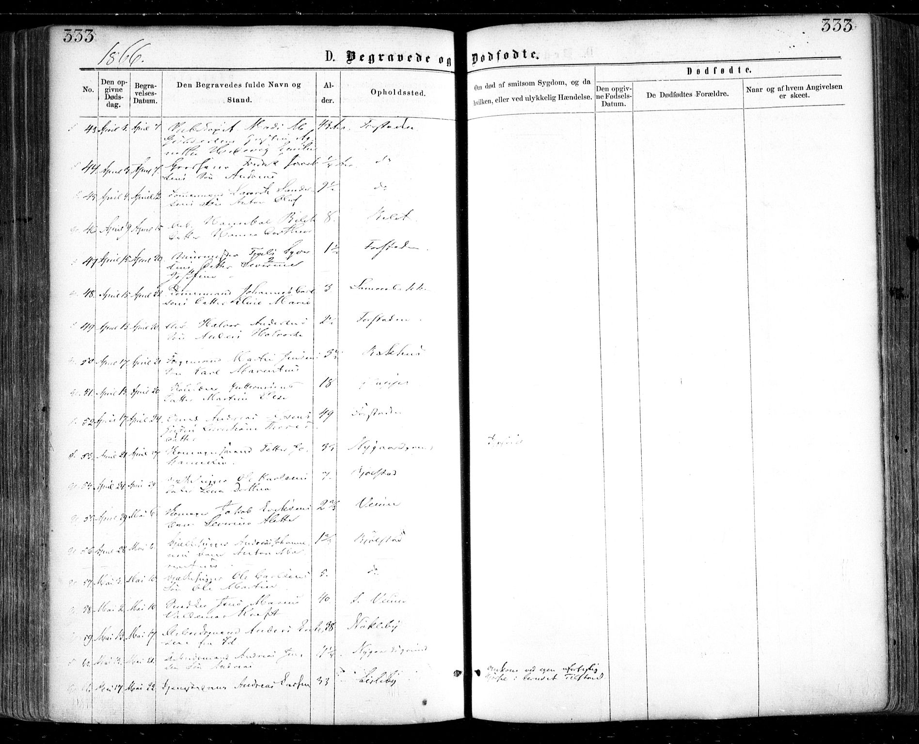 Glemmen prestekontor Kirkebøker, AV/SAO-A-10908/F/Fa/L0008: Parish register (official) no. 8, 1862-1871, p. 333