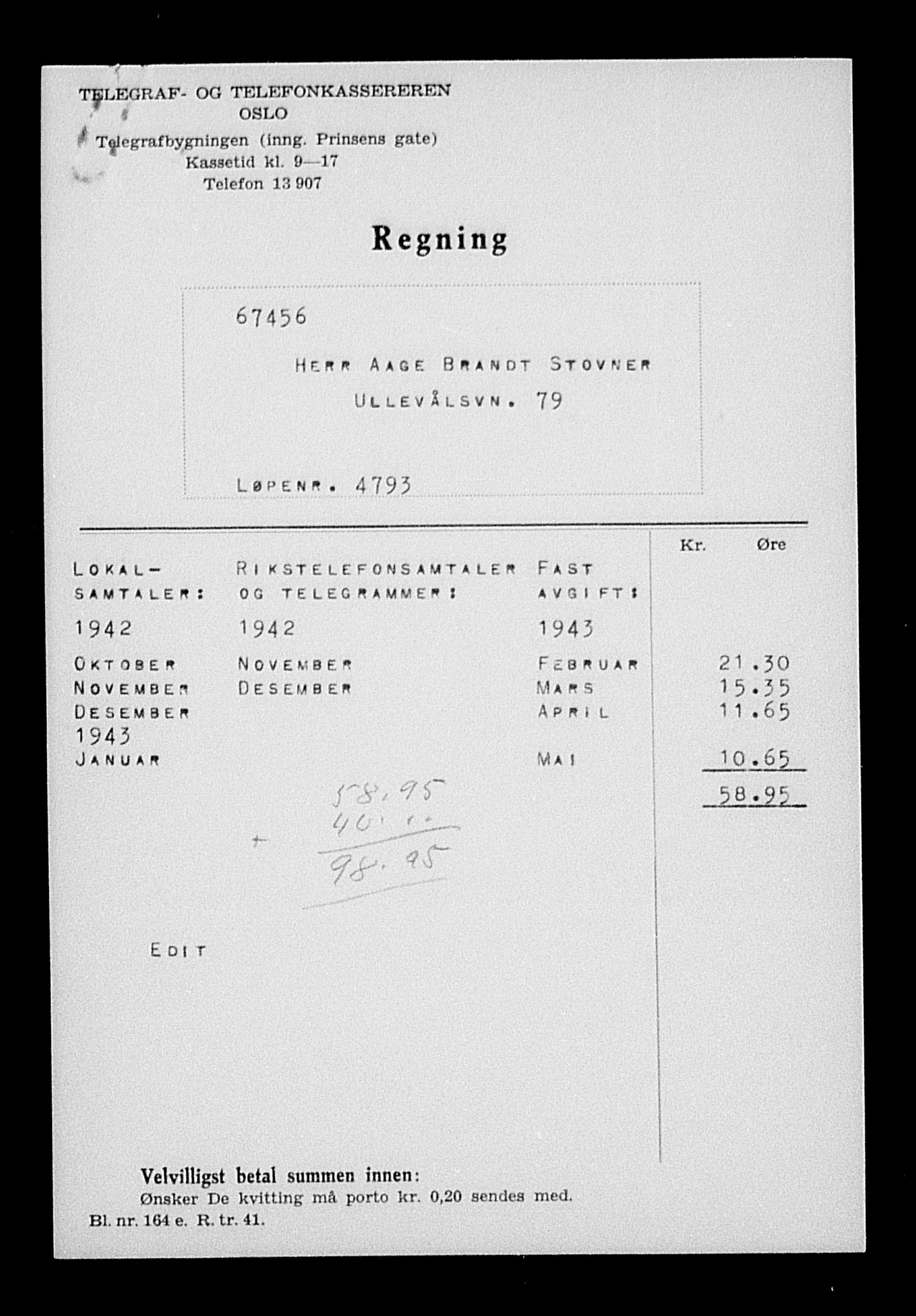 Justisdepartementet, Tilbakeføringskontoret for inndratte formuer, AV/RA-S-1564/H/Hc/Hcc/L0983: --, 1945-1947, p. 420