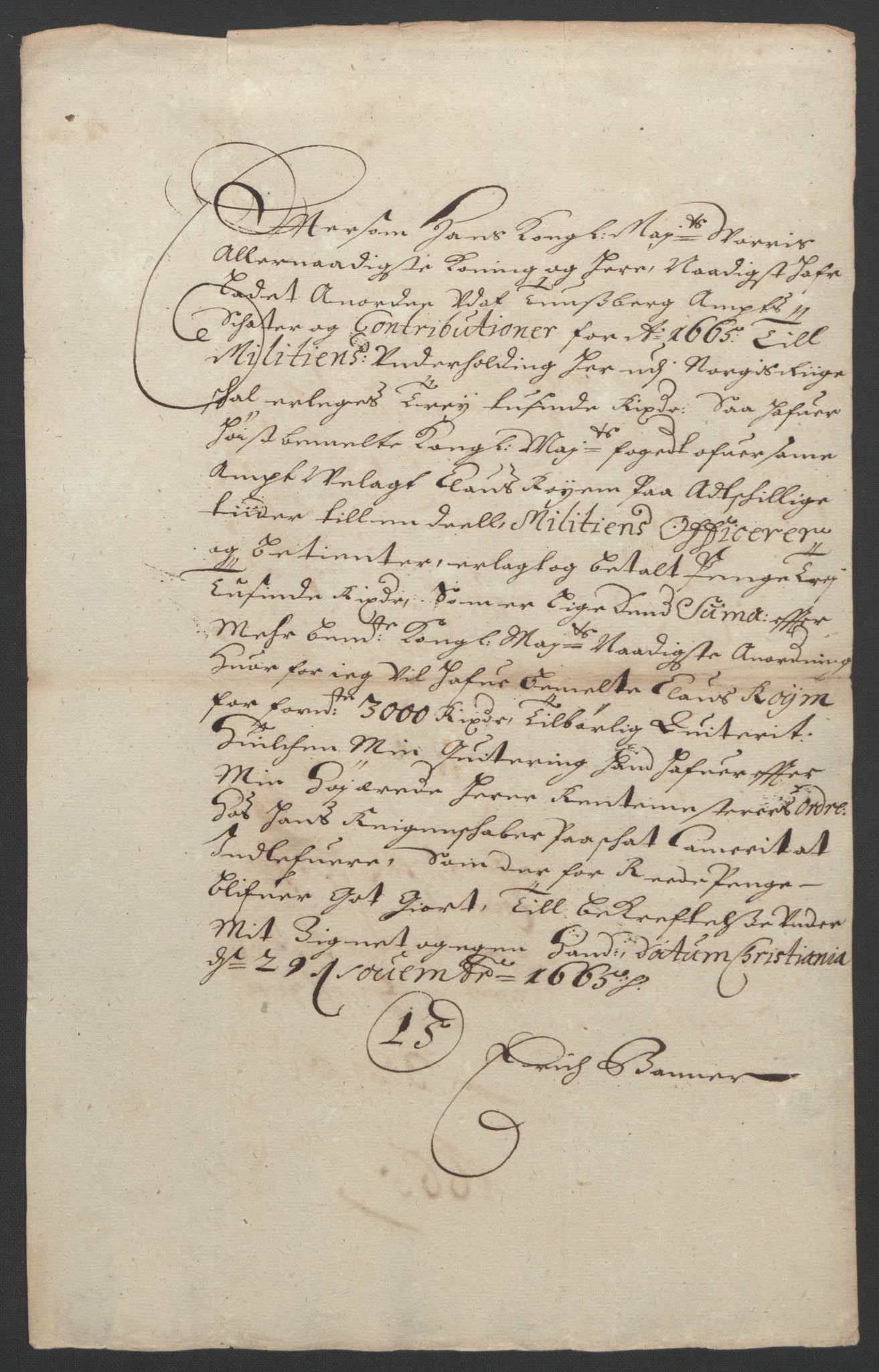 Rentekammeret inntil 1814, Reviderte regnskaper, Fogderegnskap, RA/EA-4092/R32/L1842: Fogderegnskap Jarlsberg grevskap, 1664-1673, p. 20