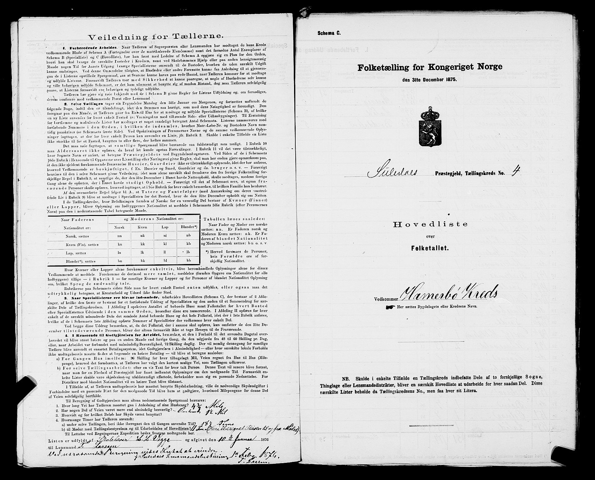 SAST, 1875 census for 1134P Suldal, 1875, p. 14