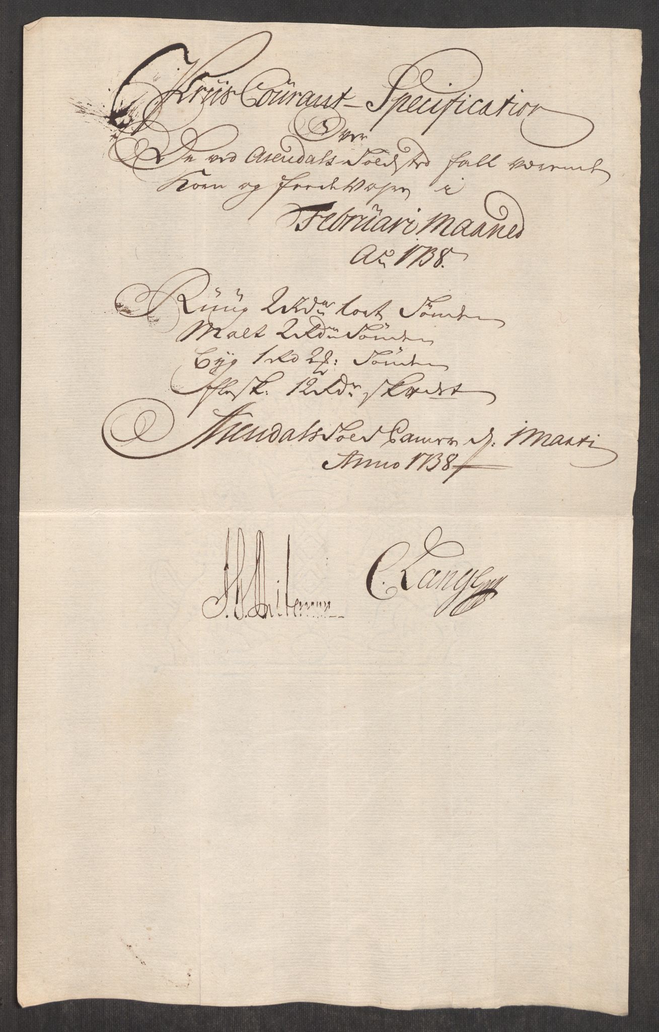 Rentekammeret inntil 1814, Realistisk ordnet avdeling, AV/RA-EA-4070/Oe/L0001: [Ø1]: Priskuranter, 1712-1739, p. 829