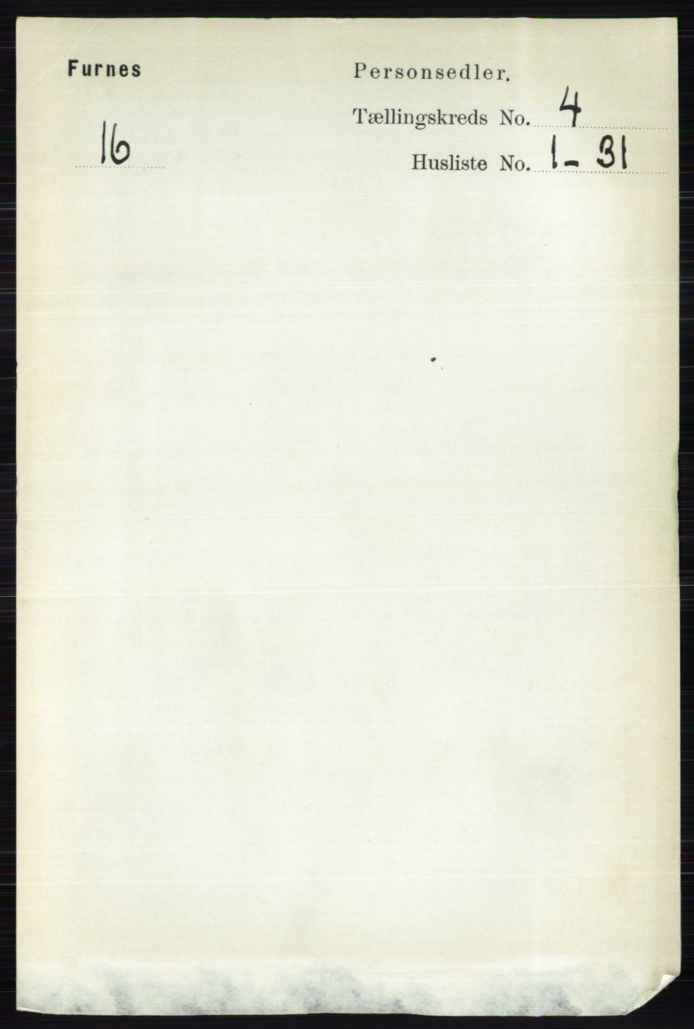 RA, Census 1891 for 0413 Furnes herred, 1891, p. 2459