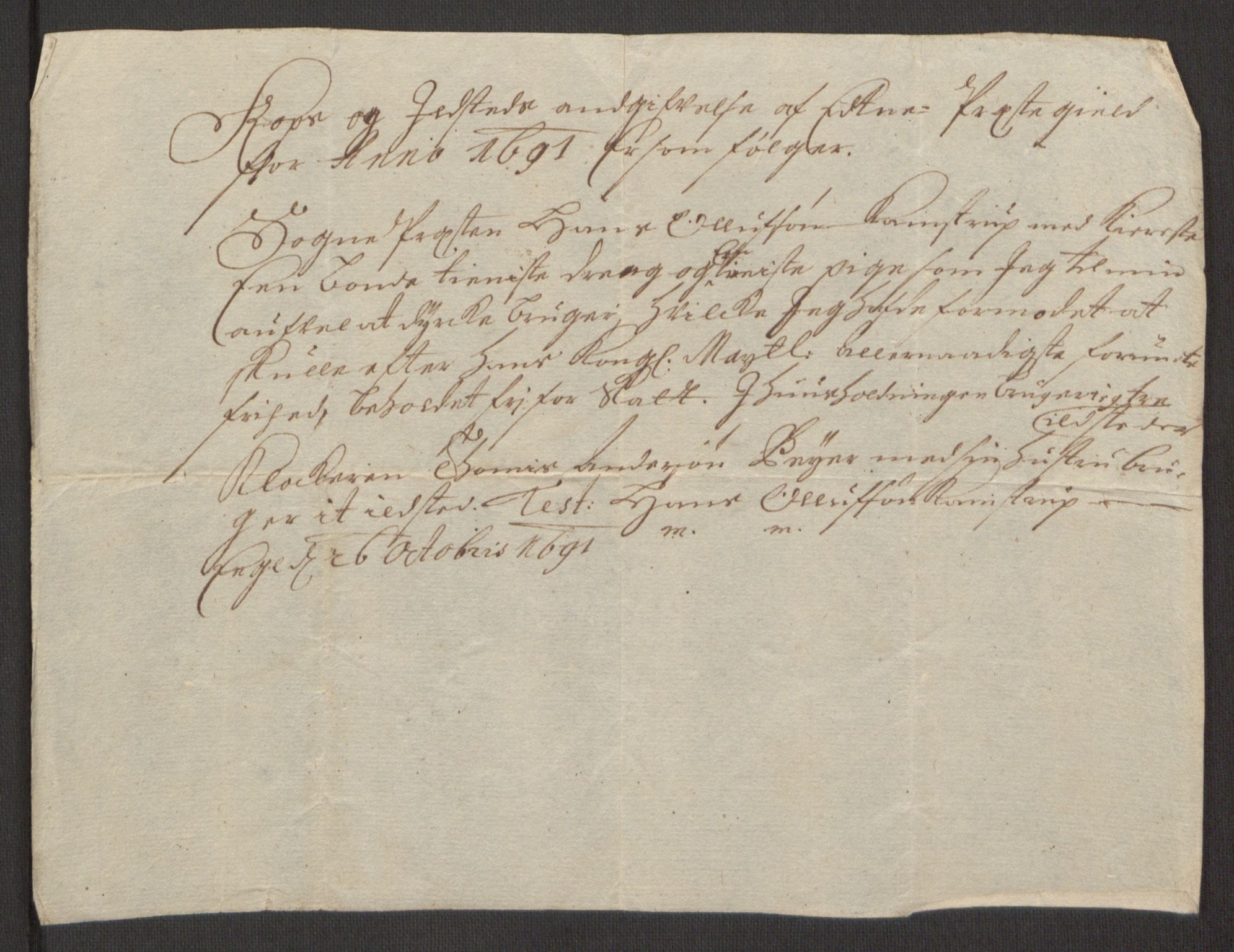 Rentekammeret inntil 1814, Reviderte regnskaper, Fogderegnskap, AV/RA-EA-4092/R48/L2973: Fogderegnskap Sunnhordland og Hardanger, 1691-1692, p. 123