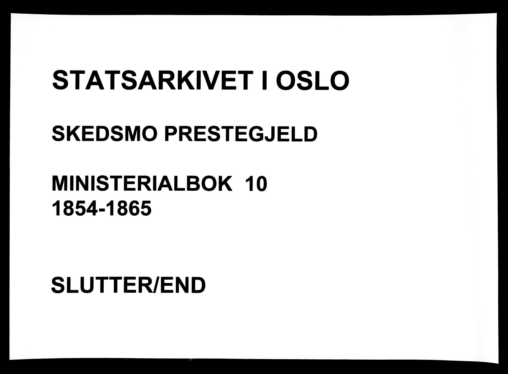 Skedsmo prestekontor Kirkebøker, AV/SAO-A-10033a/F/Fa/L0010: Parish register (official) no. I 10, 1854-1865