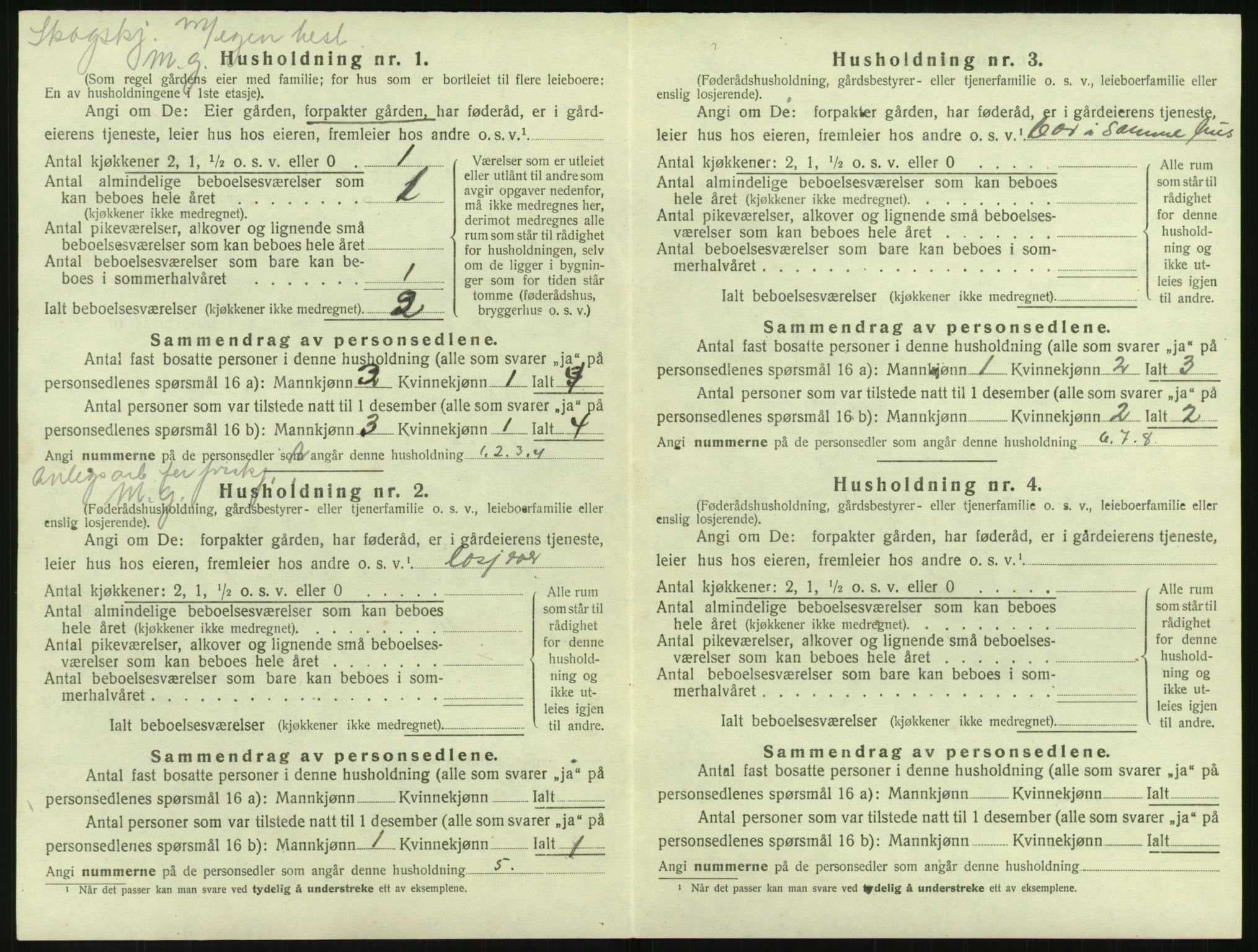 SAK, 1920 census for Åmli, 1920, p. 552