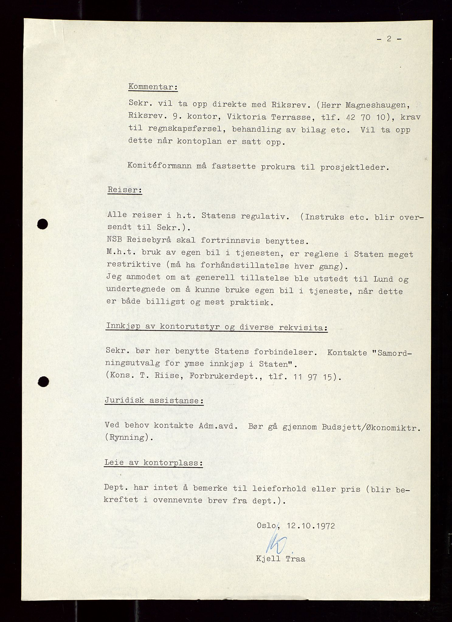 Industridepartementet, Oljekontoret, AV/SAST-A-101348/Di/L0002: DWP, måneds- kvartals- halvårs- og årsrapporter, økonomi, personell, div., 1972-1974, p. 663