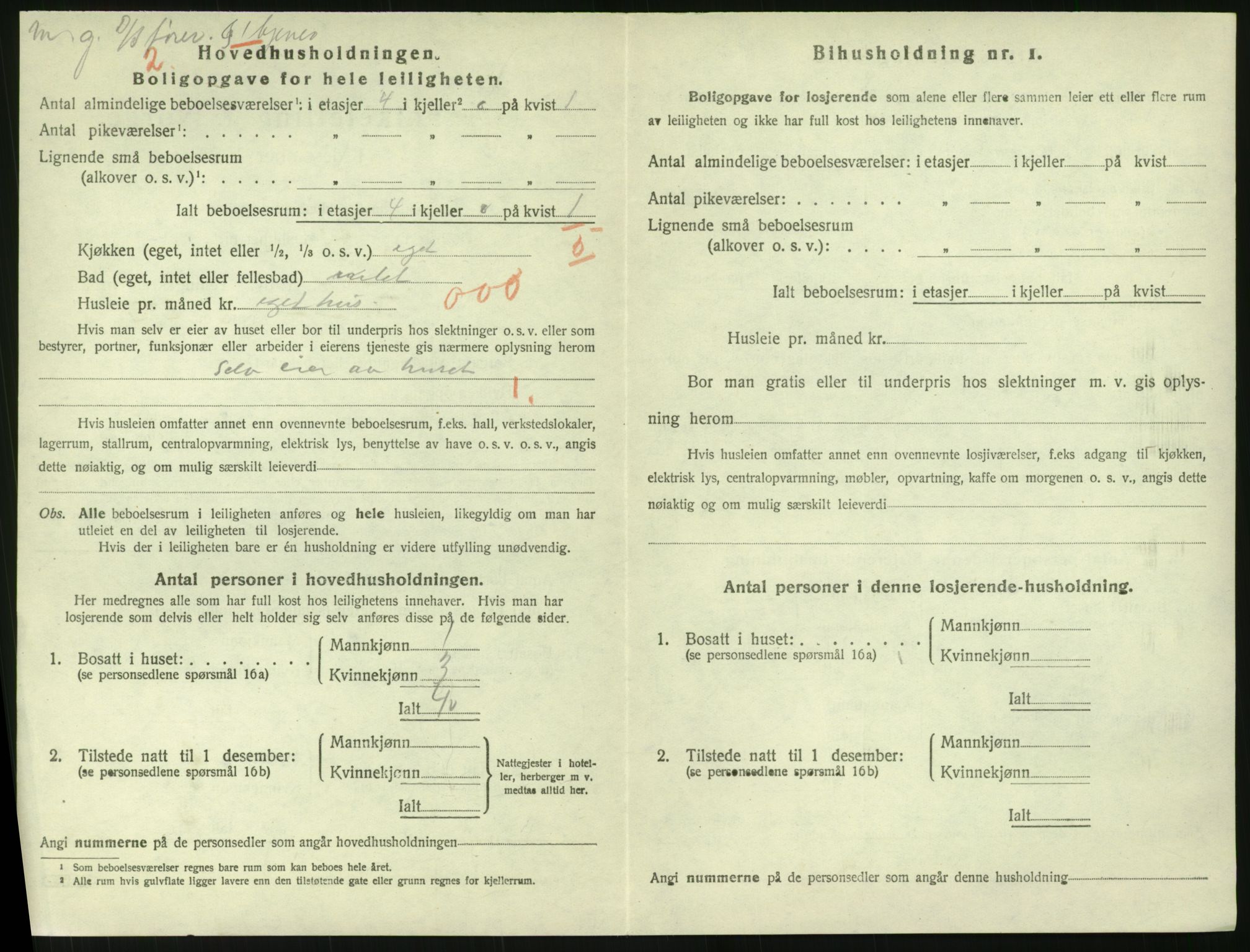 SAK, 1920 census for Risør, 1920, p. 1644