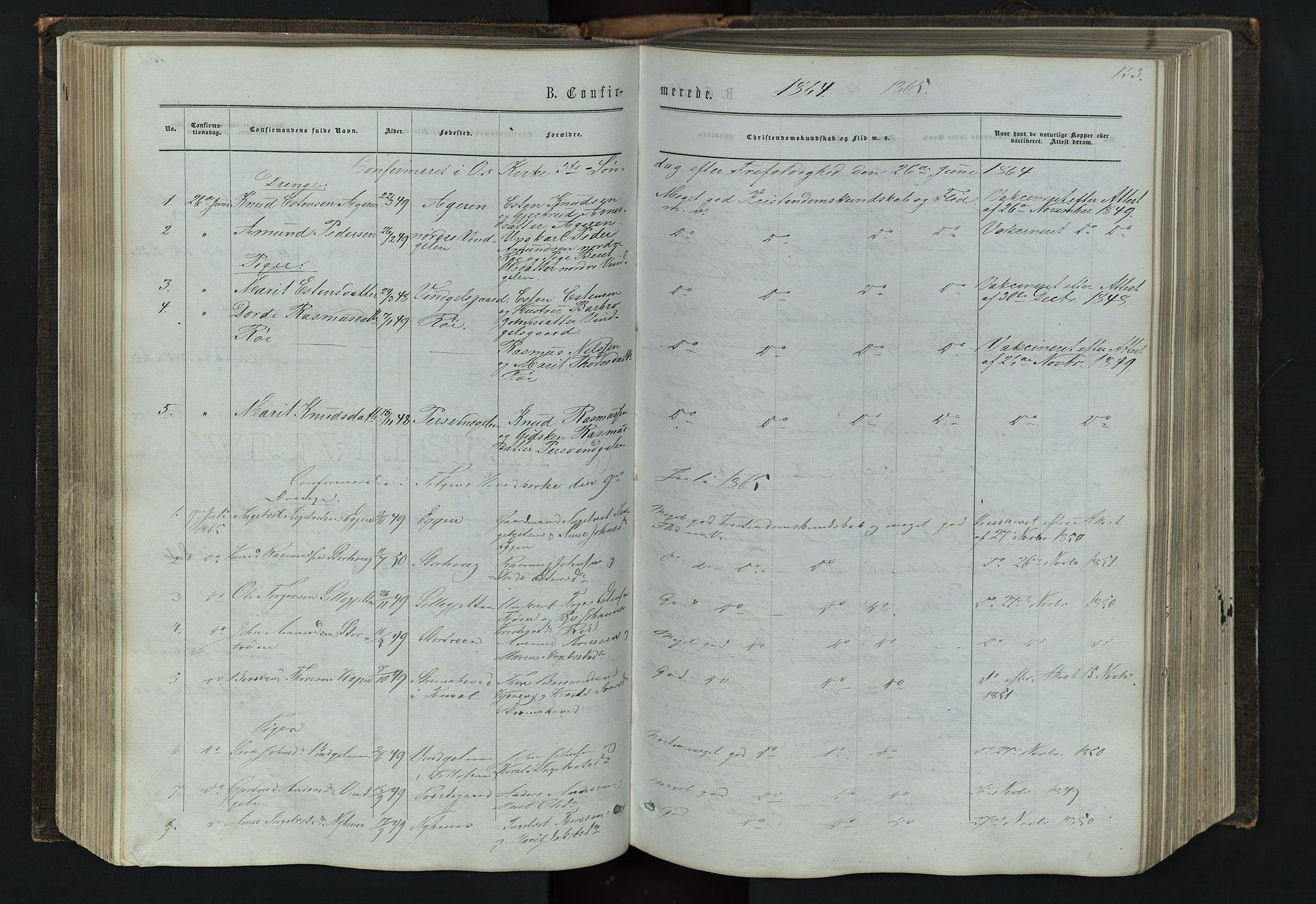 Tolga prestekontor, SAH/PREST-062/L/L0005: Parish register (copy) no. 5, 1862-1893, p. 153