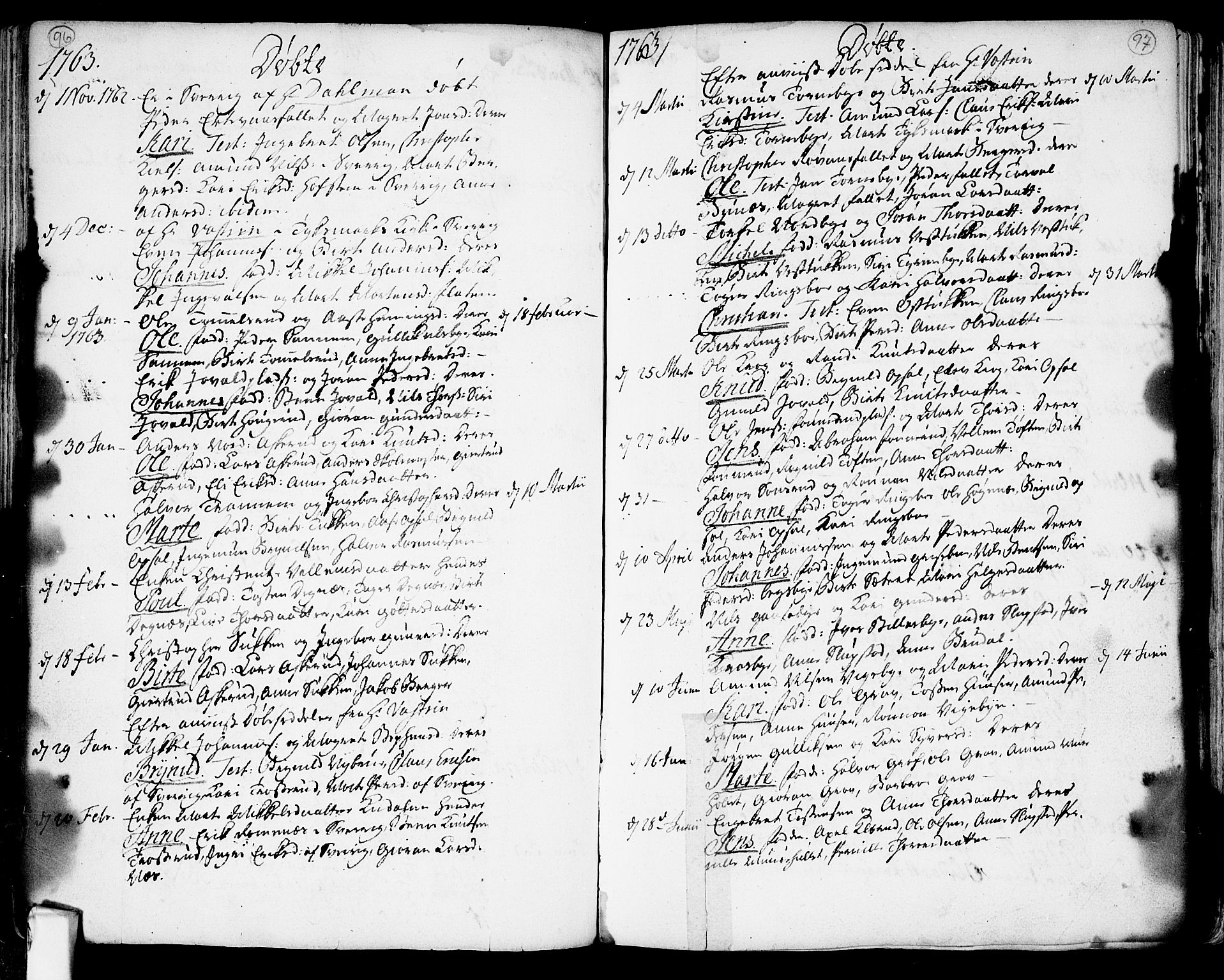 Rødenes prestekontor Kirkebøker, AV/SAO-A-2005/F/Fa/L0002: Parish register (official) no. I 2, 1733-1776, p. 96-97