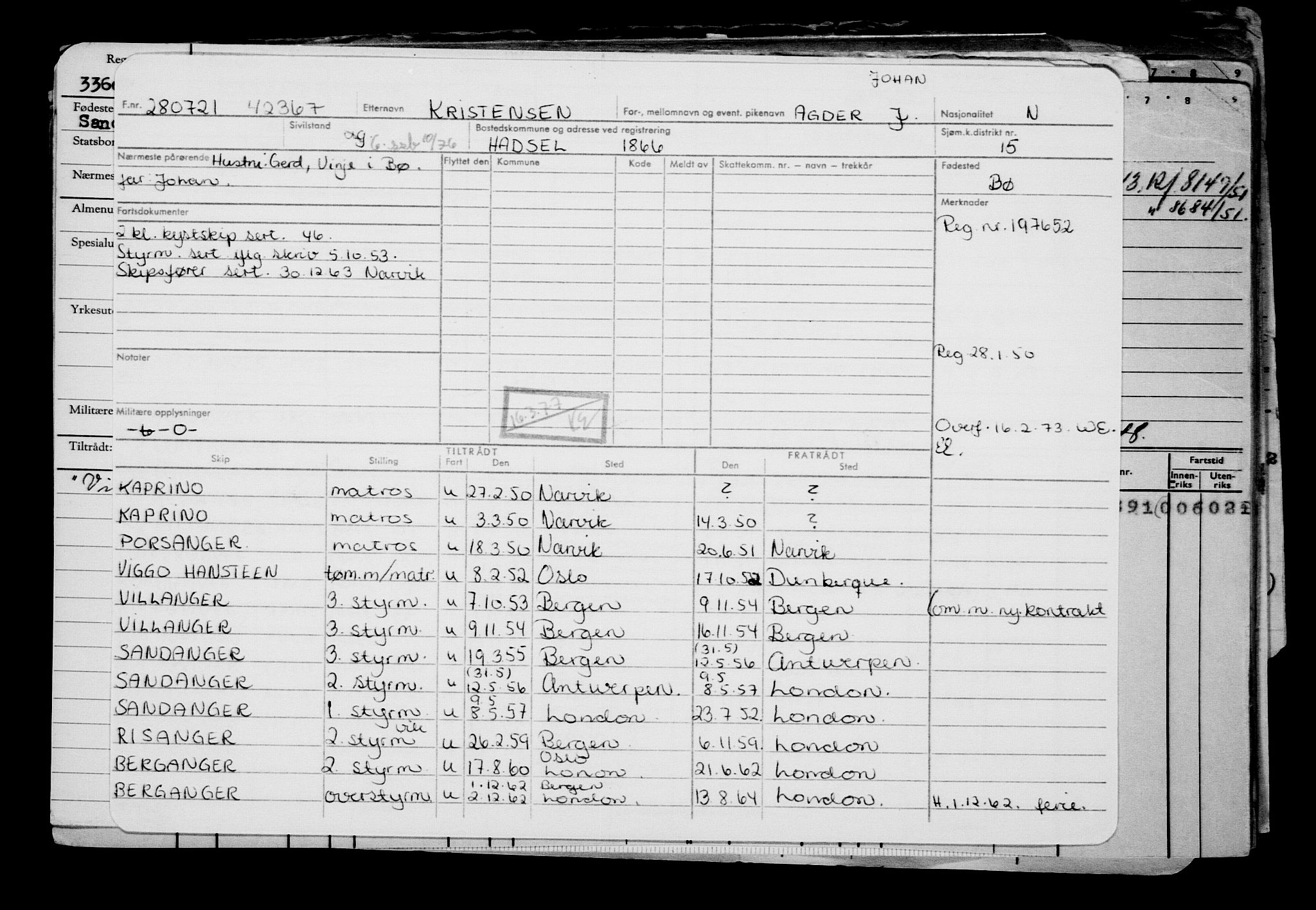 Direktoratet for sjømenn, AV/RA-S-3545/G/Gb/L0196: Hovedkort, 1921, p. 461