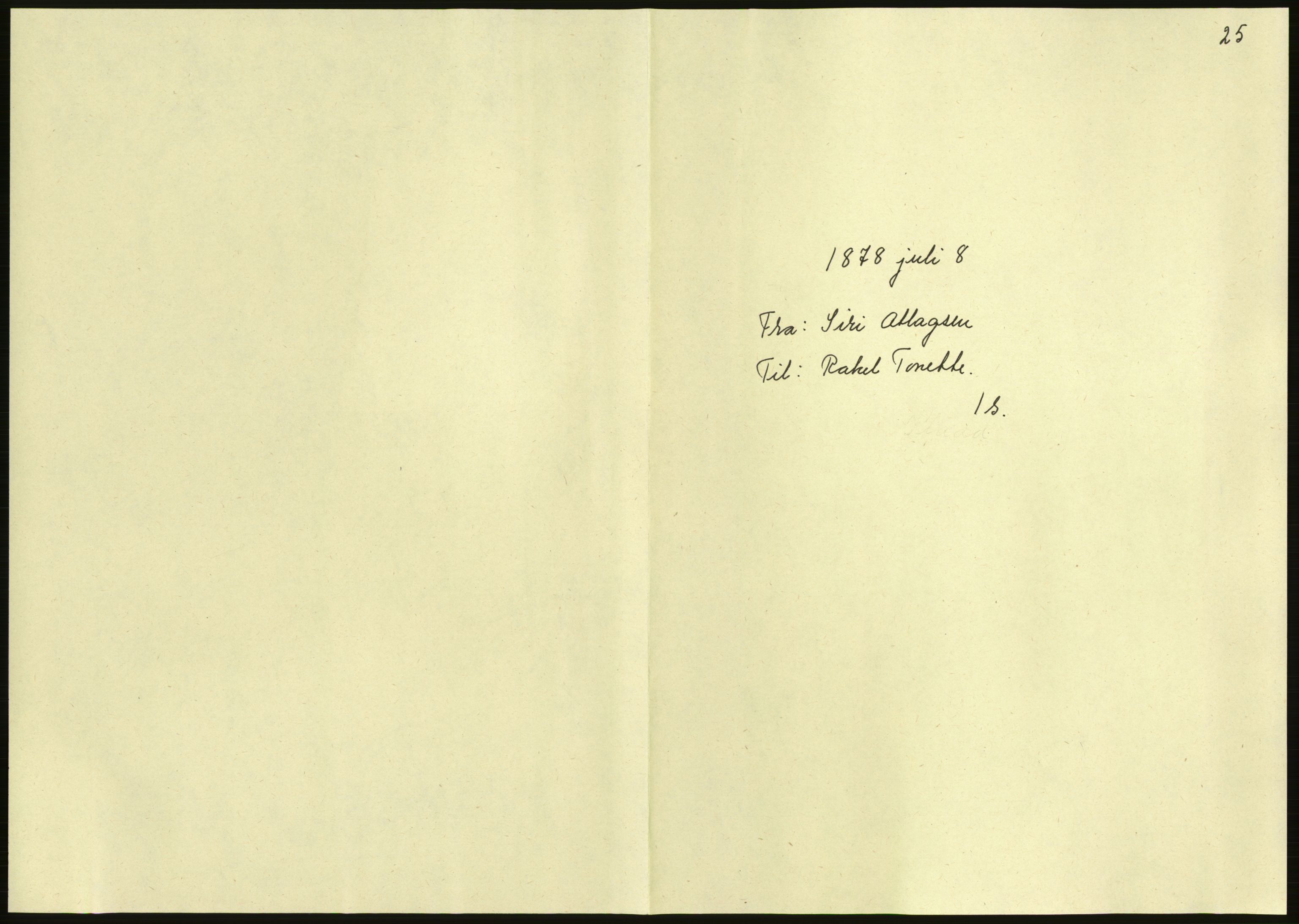 Samlinger til kildeutgivelse, Amerikabrevene, AV/RA-EA-4057/F/L0028: Innlån fra Vest-Agder , 1838-1914, p. 611