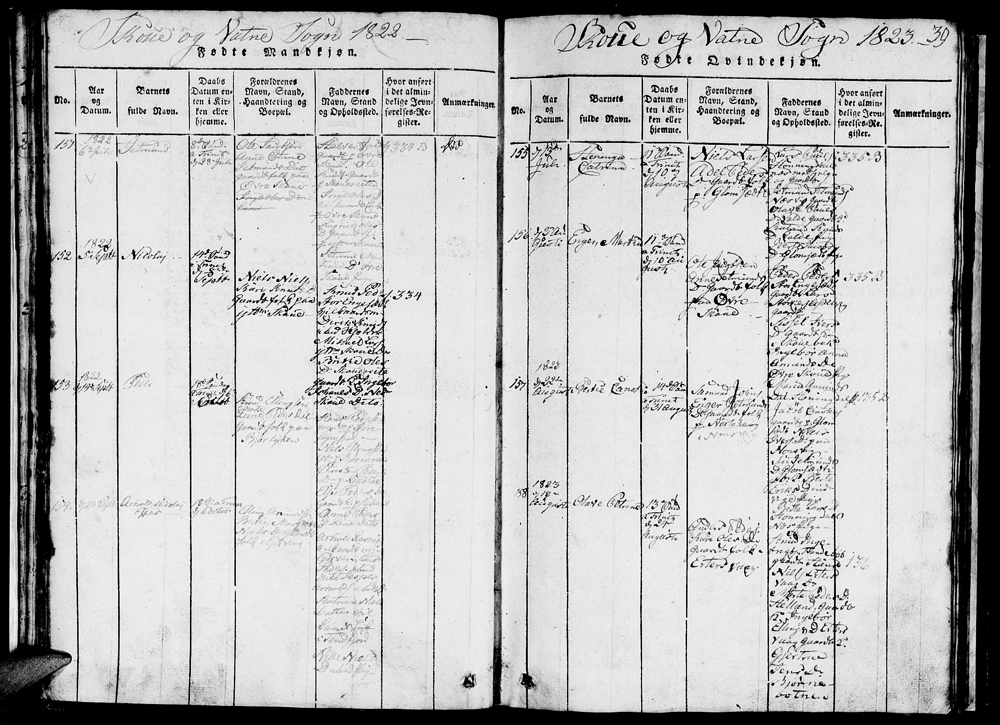 Ministerialprotokoller, klokkerbøker og fødselsregistre - Møre og Romsdal, AV/SAT-A-1454/524/L0360: Parish register (copy) no. 524C01, 1816-1830, p. 39