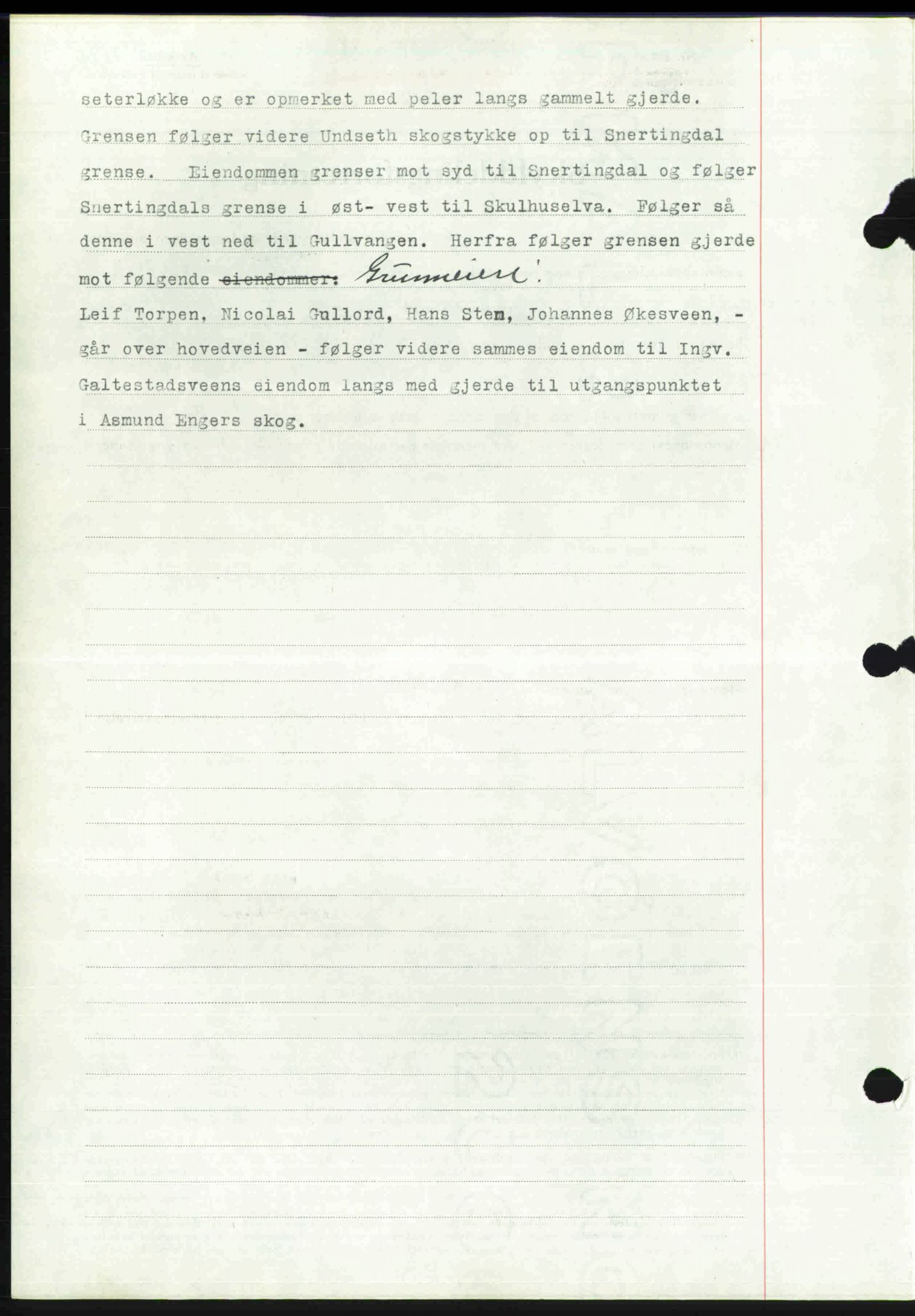 Toten tingrett, SAH/TING-006/H/Hb/Hbc/L0004: Mortgage book no. Hbc-04, 1938-1938, Diary no: : 1361/1938