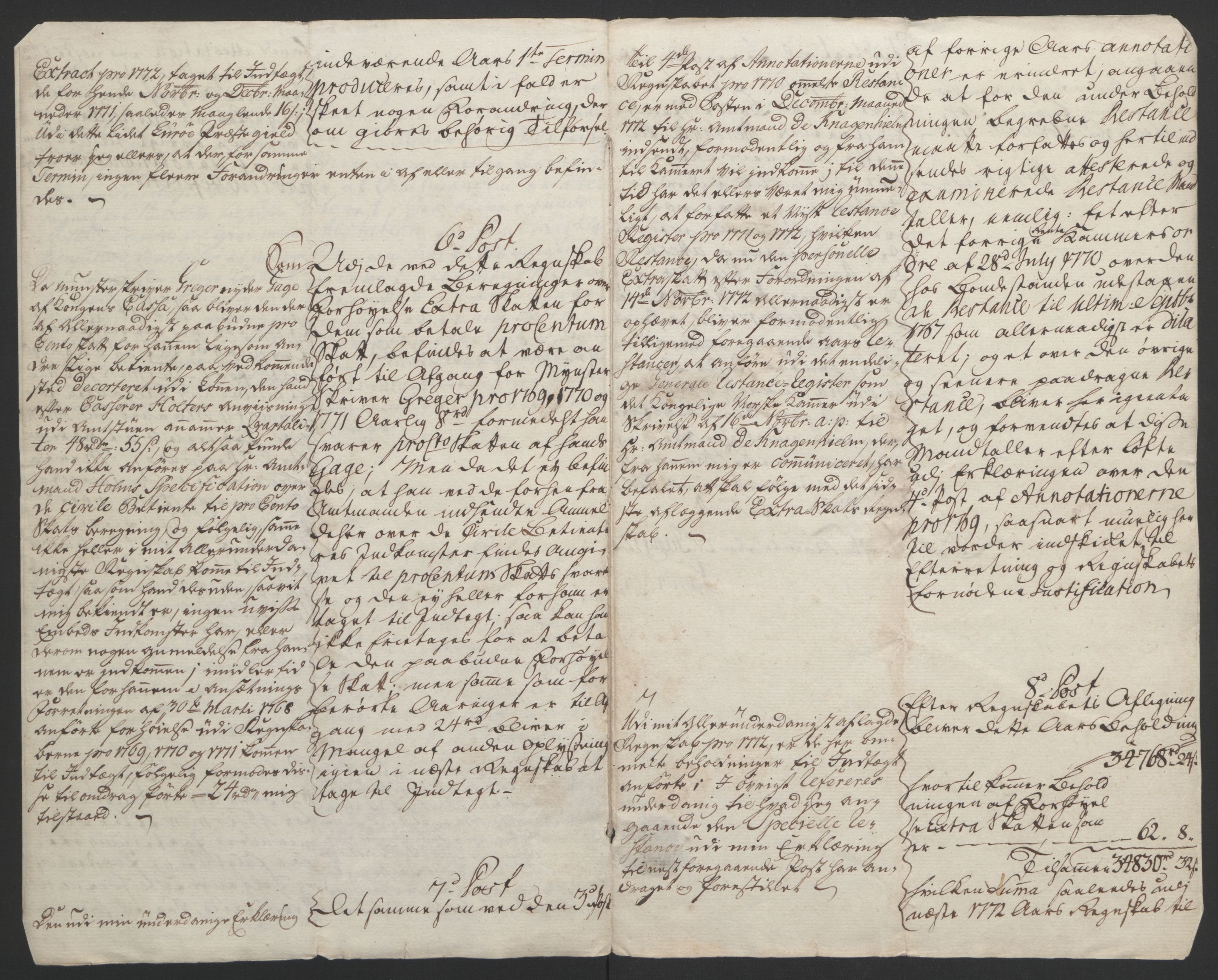 Rentekammeret inntil 1814, Reviderte regnskaper, Fogderegnskap, AV/RA-EA-4092/R65/L4573: Ekstraskatten Helgeland, 1762-1772, p. 651