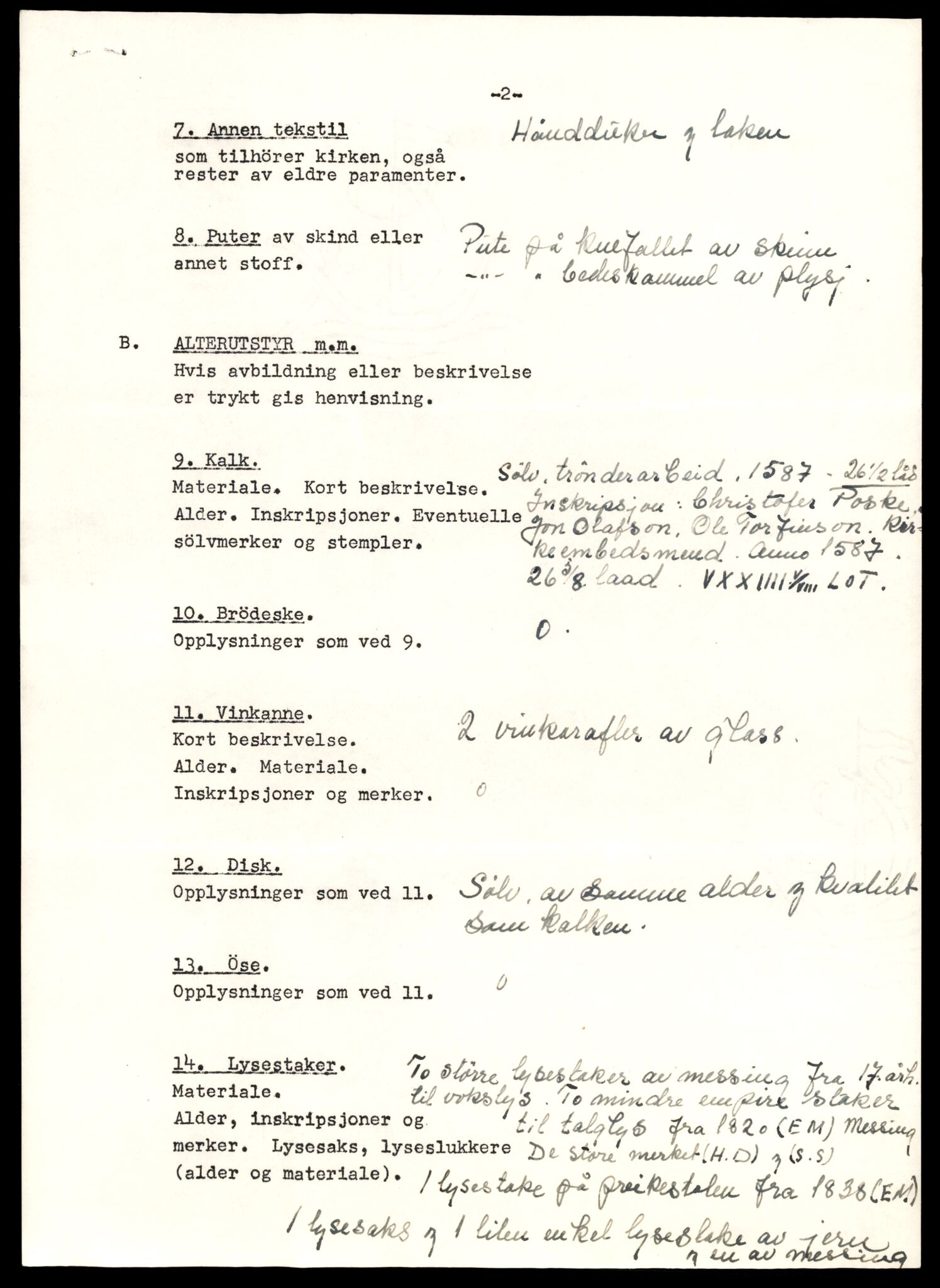 Fortidsminneforeningen, Den trønderske avdeling, AV/SAT-PA-0592/D/Da/L0029: Sakarkiv etter nøkkel, p. 627