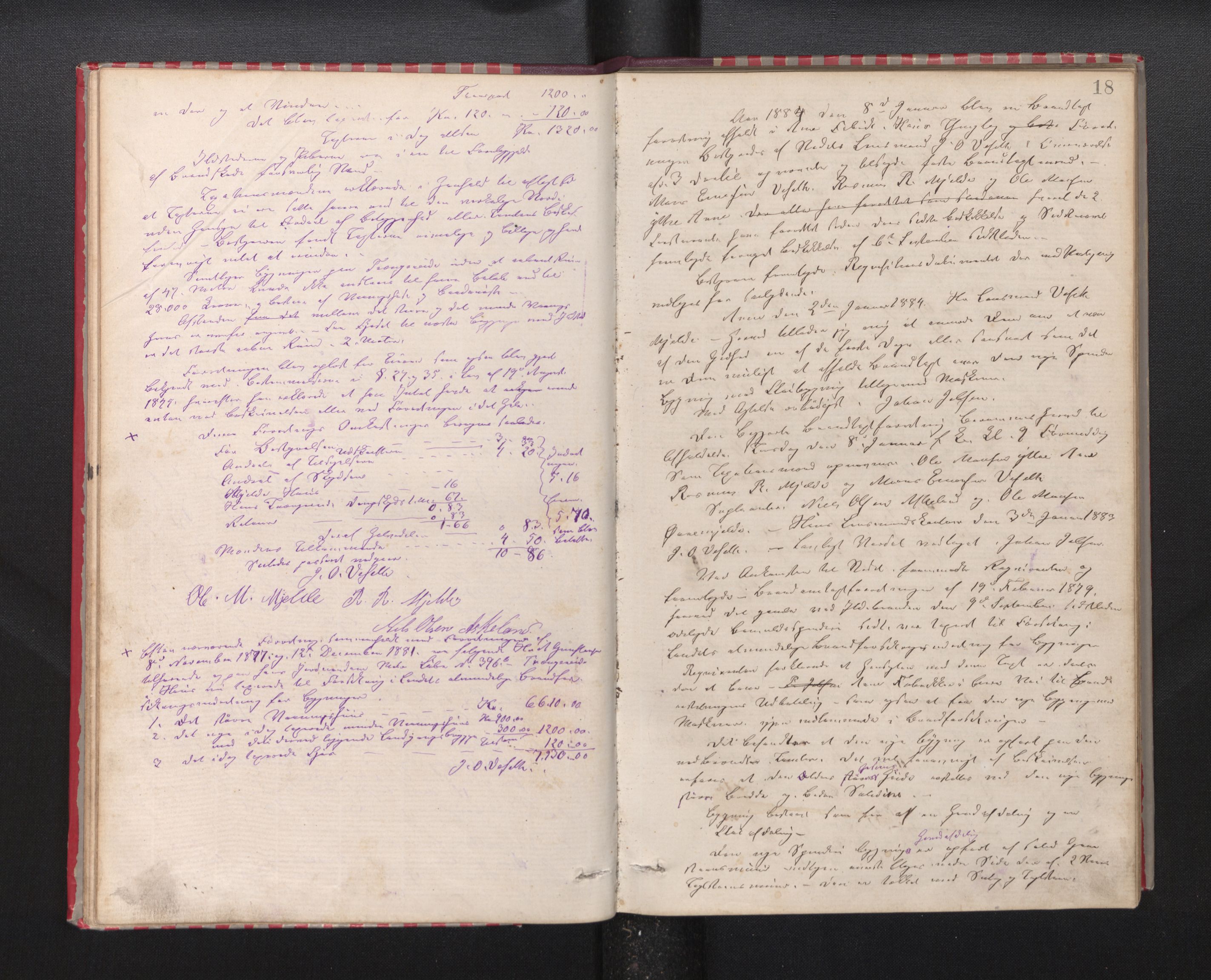Lensmannen i Haus, AV/SAB-A-32701/0012/L0003: Branntakstprotokoll, 1882-1899, p. 17b-18a