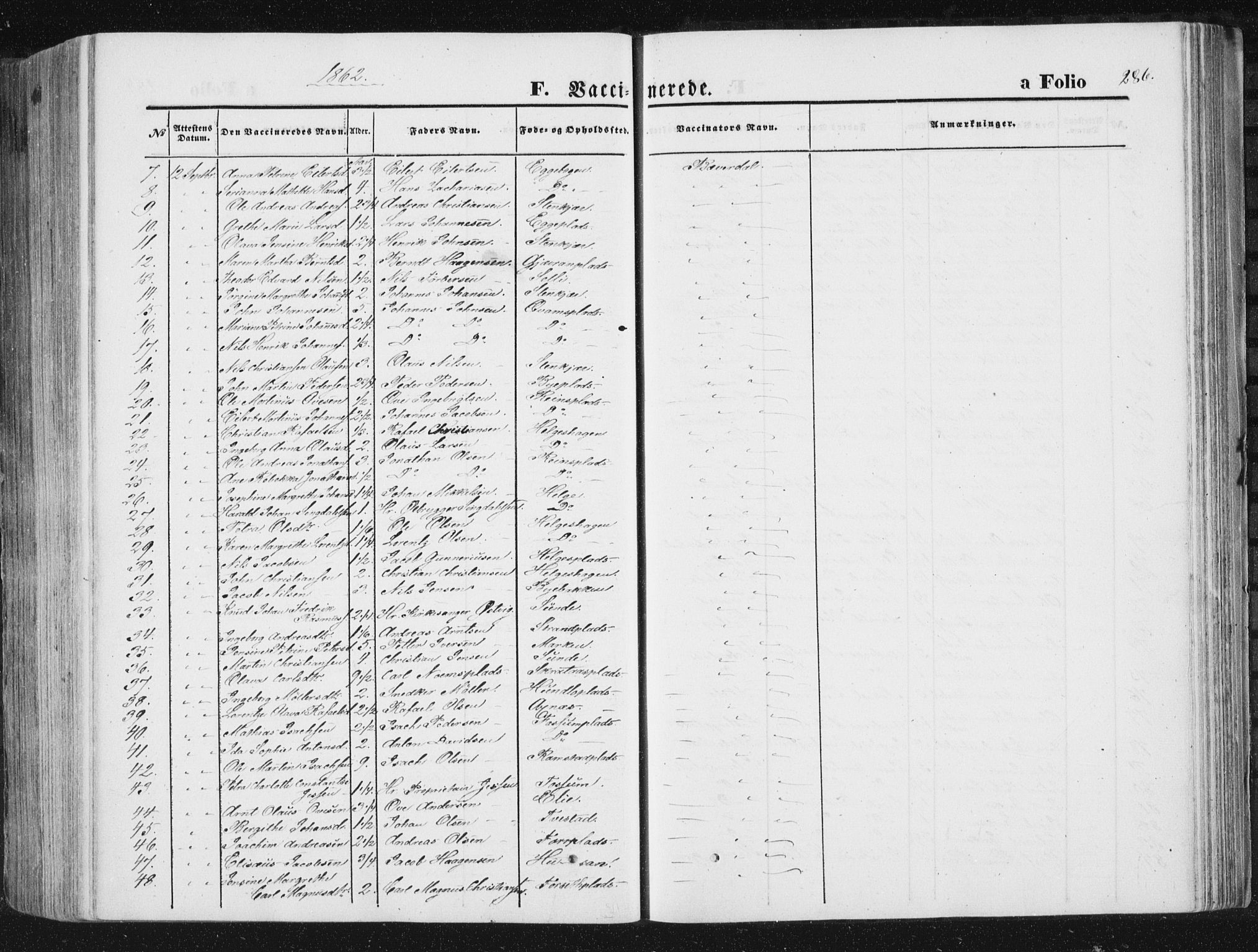 Ministerialprotokoller, klokkerbøker og fødselsregistre - Nord-Trøndelag, SAT/A-1458/746/L0447: Parish register (official) no. 746A06, 1860-1877, p. 286