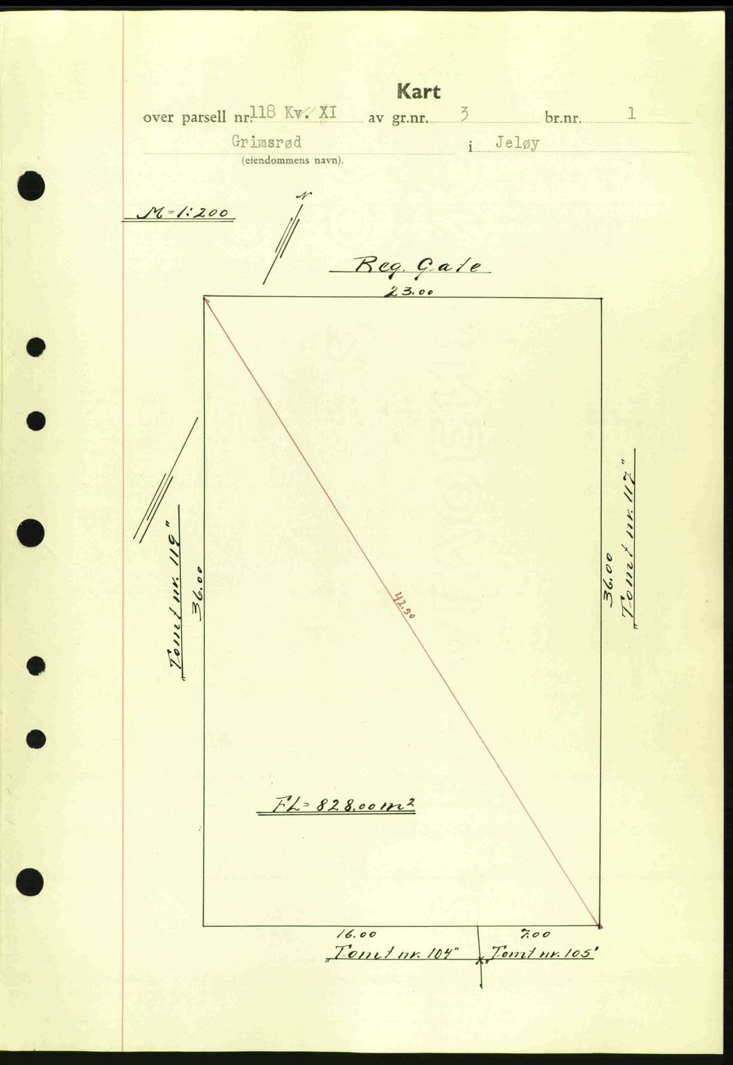 Moss sorenskriveri, SAO/A-10168: Mortgage book no. A9, 1941-1942, Diary no: : 1992/1941