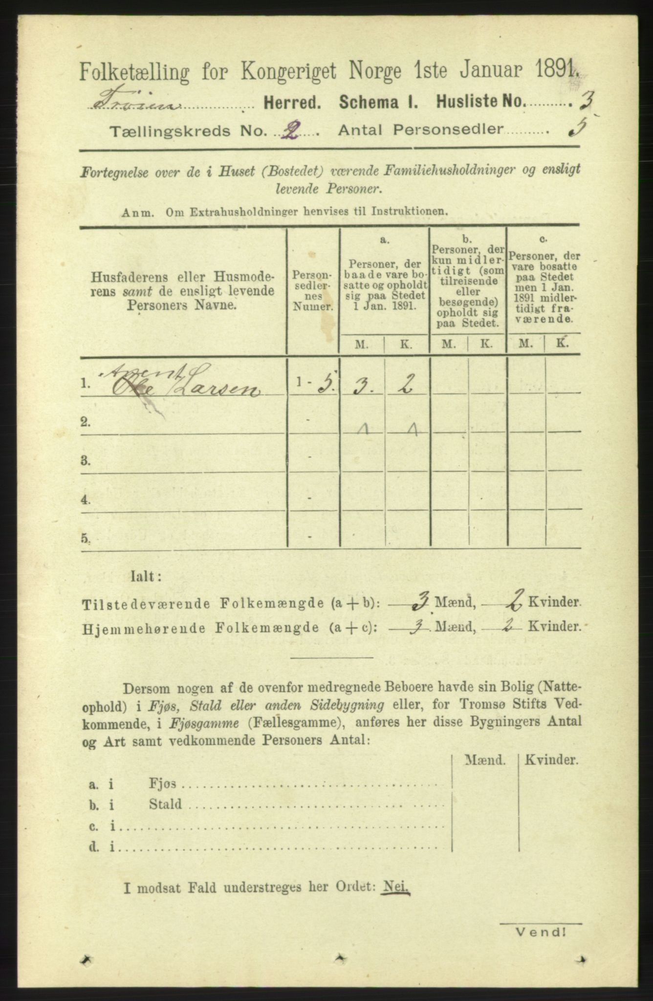 RA, 1891 census for 1619 Frøya, 1891, p. 892