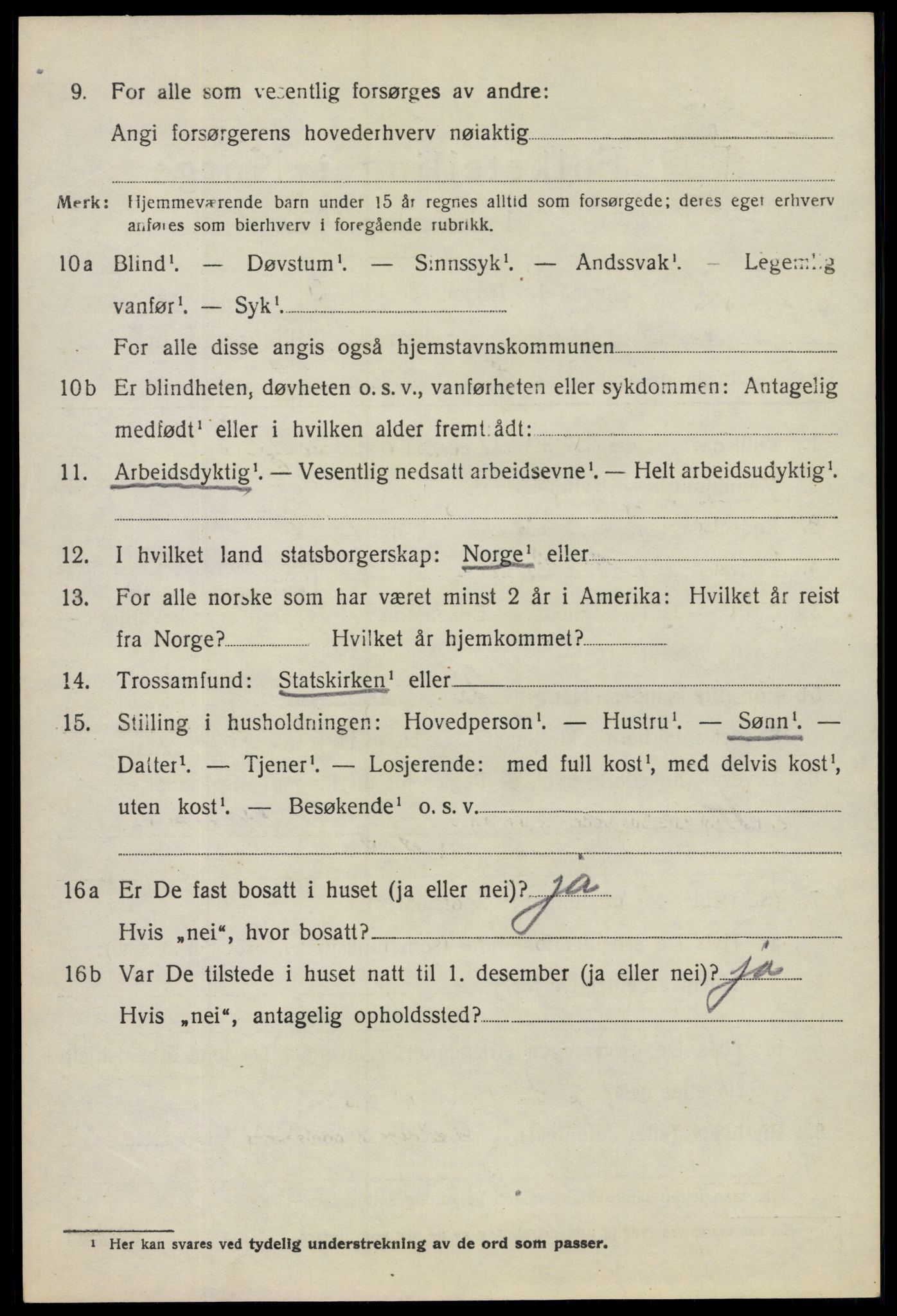 SAO, 1920 census for Mysen, 1920, p. 936