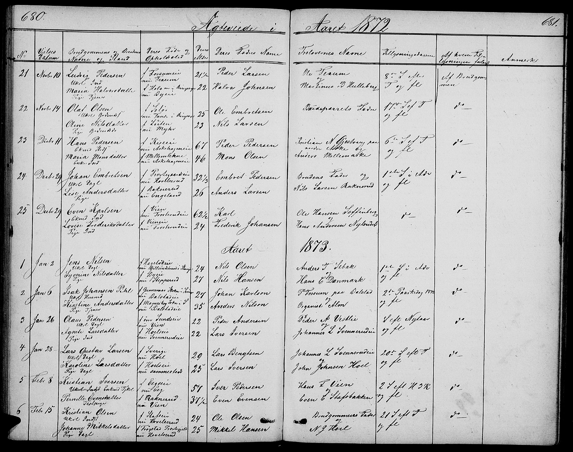 Nes prestekontor, Hedmark, SAH/PREST-020/L/La/L0005: Parish register (copy) no. 5, 1852-1889, p. 680-681