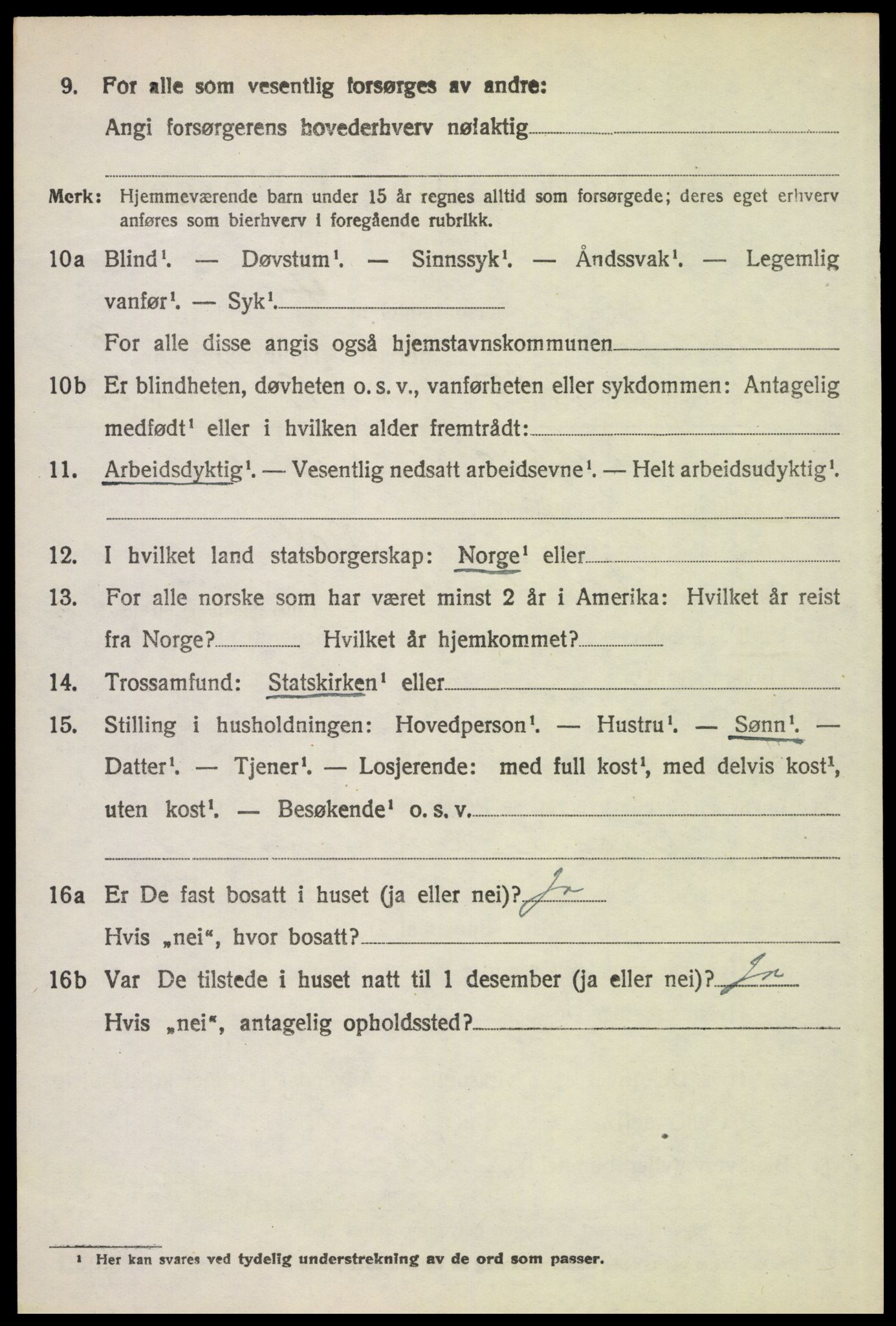 SAH, 1920 census for Stor-Elvdal, 1920, p. 6871