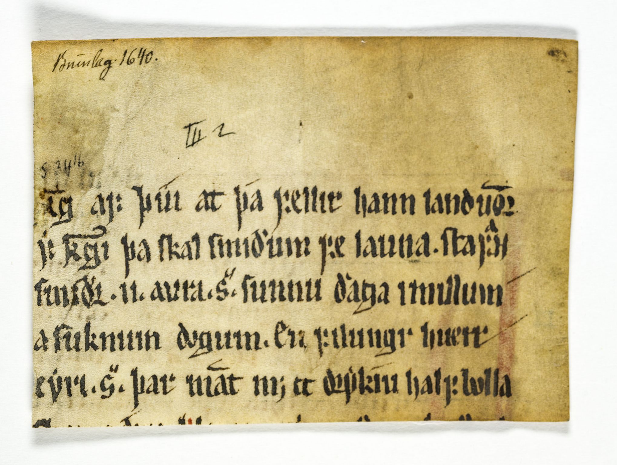 Riksarkivets diplomsamling, AV/RA-EA-5965/F26/L0003: Norrøne membranfragmenter bestand 11-30, 1100-1536, p. 108