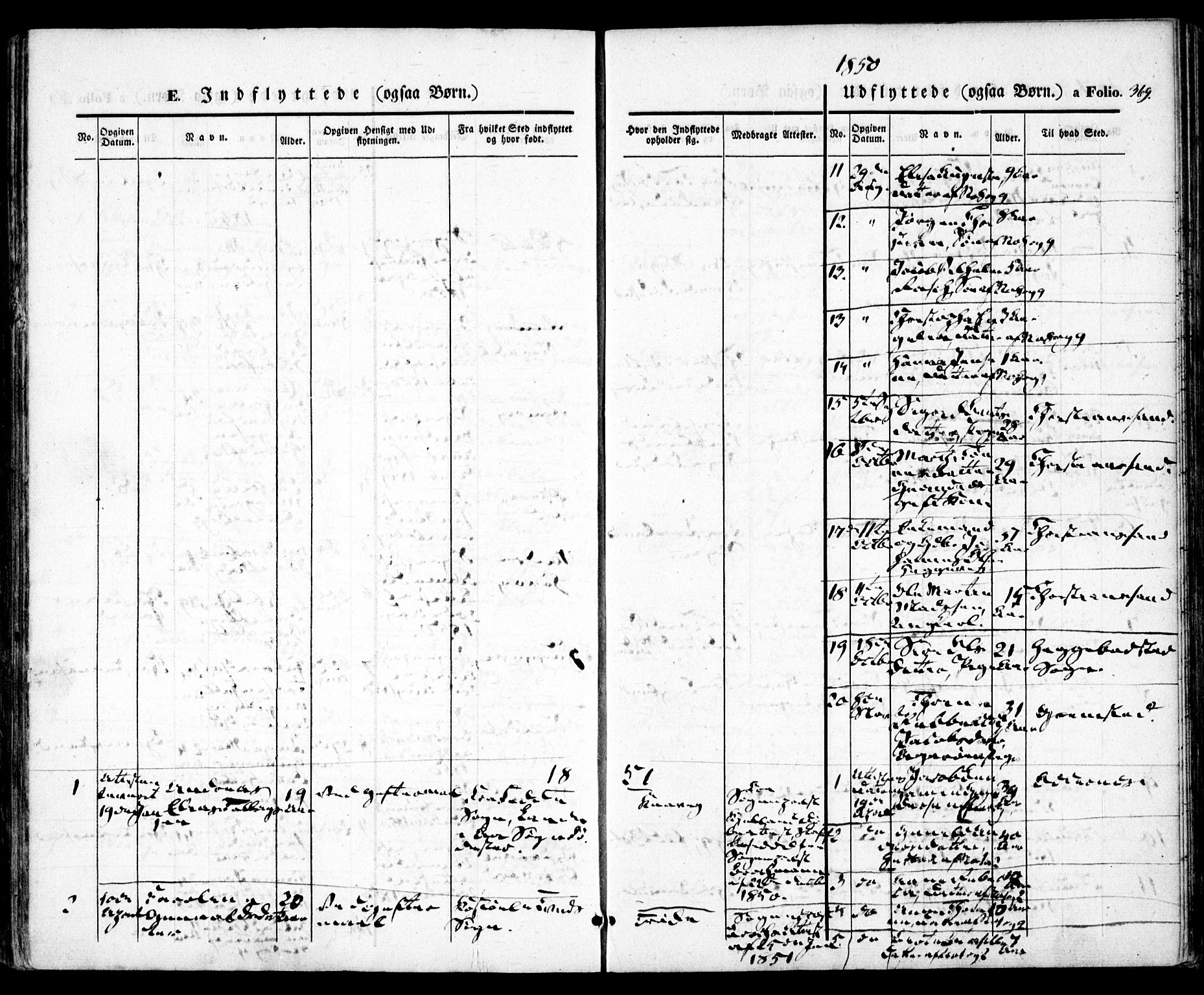 Høvåg sokneprestkontor, SAK/1111-0025/F/Fa/L0003: Parish register (official) no. A 3, 1843-1858, p. 369