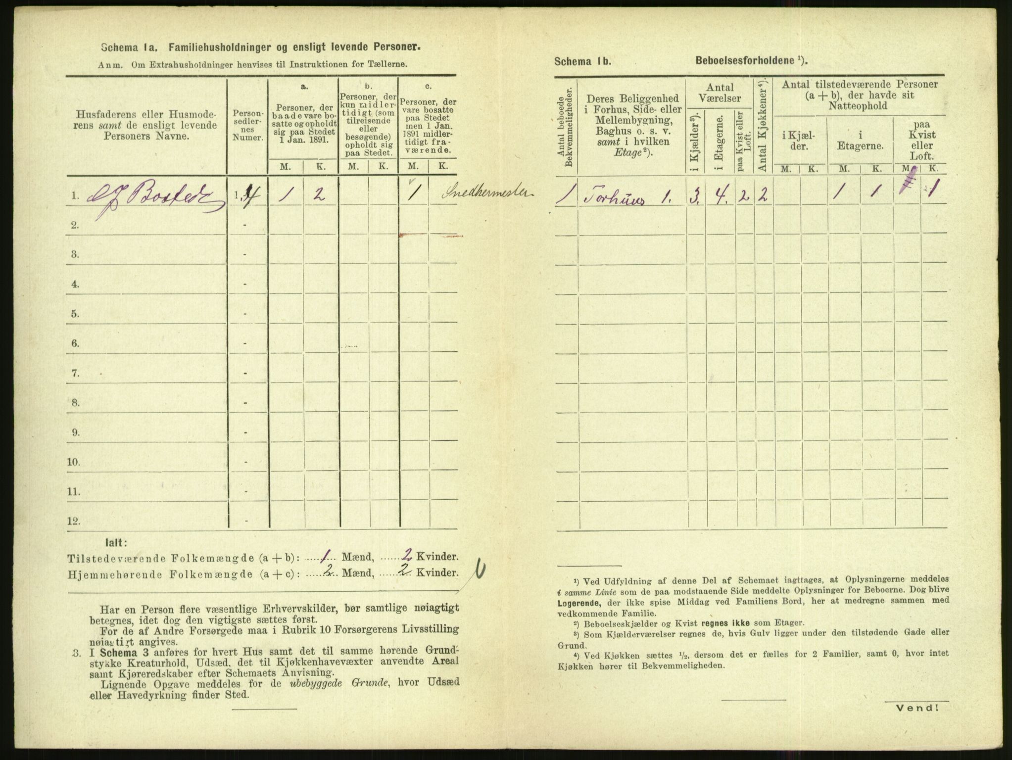 RA, 1891 census for 1002 Mandal, 1891, p. 818