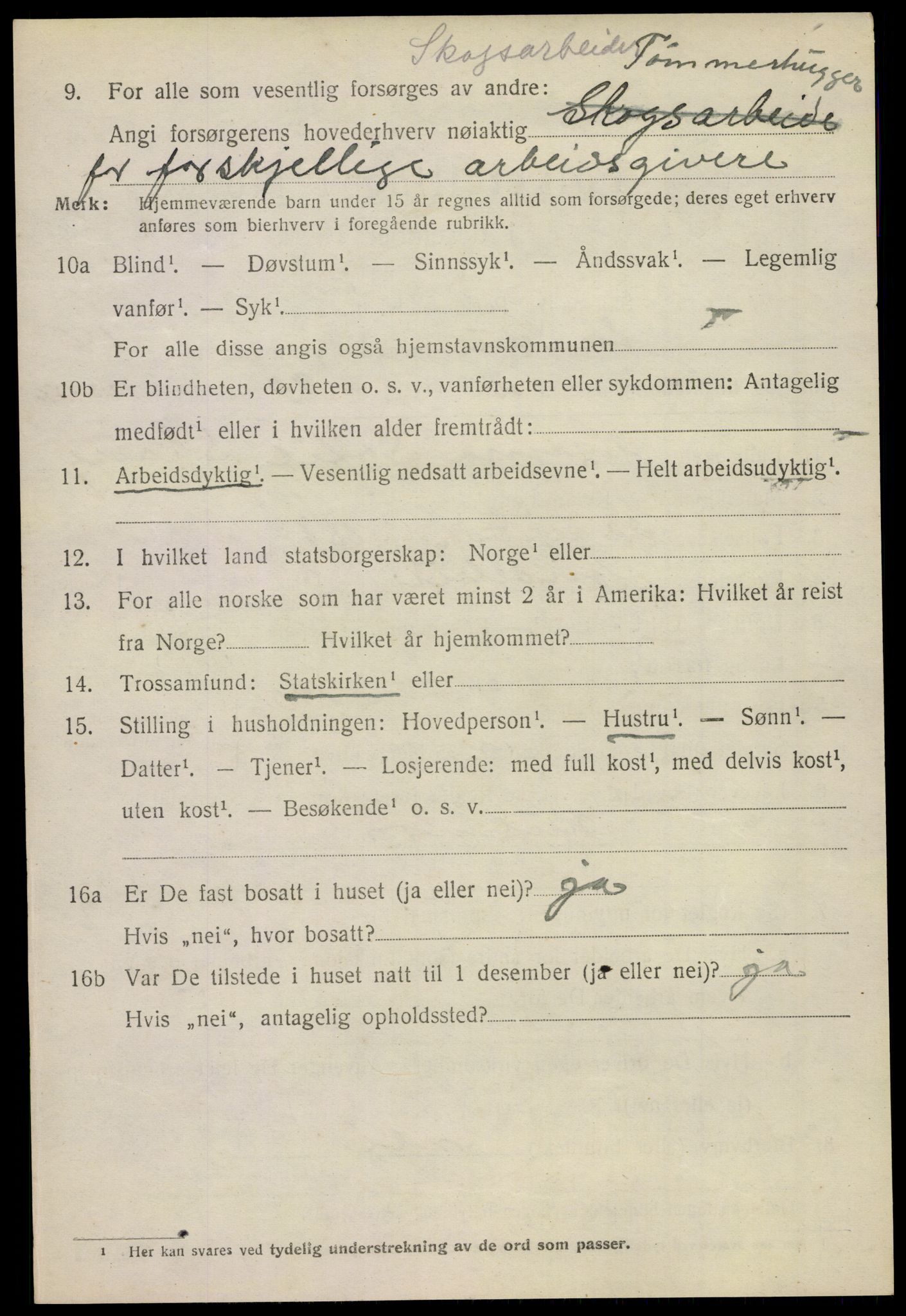 SAKO, 1920 census for Andebu, 1920, p. 5129