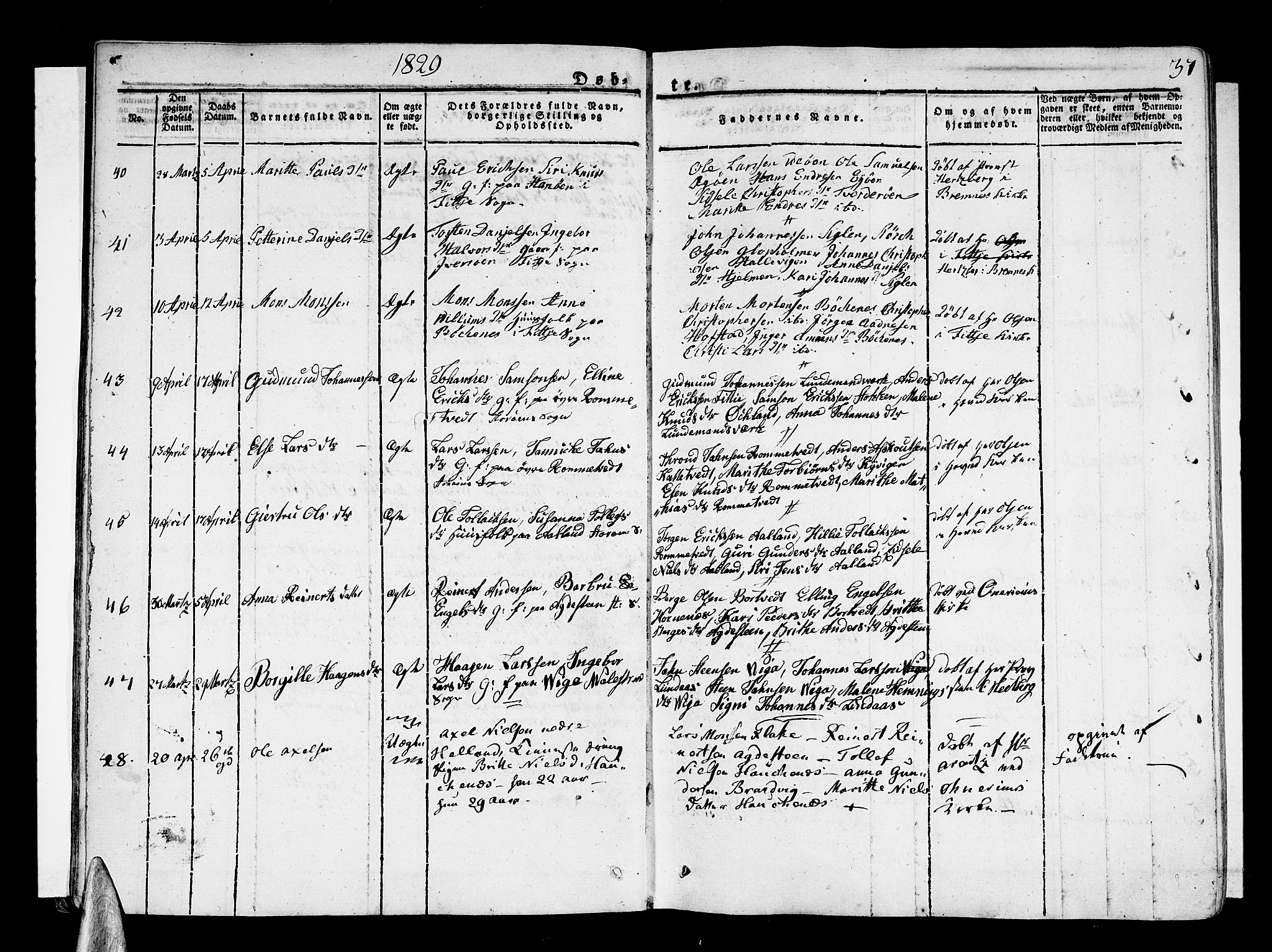 Stord sokneprestembete, AV/SAB-A-78201/H/Haa: Parish register (official) no. A 6, 1826-1840, p. 37