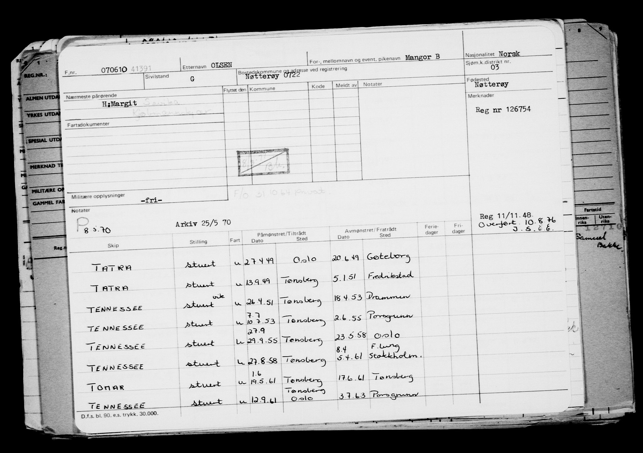 Direktoratet for sjømenn, AV/RA-S-3545/G/Gb/L0090: Hovedkort, 1910, p. 144