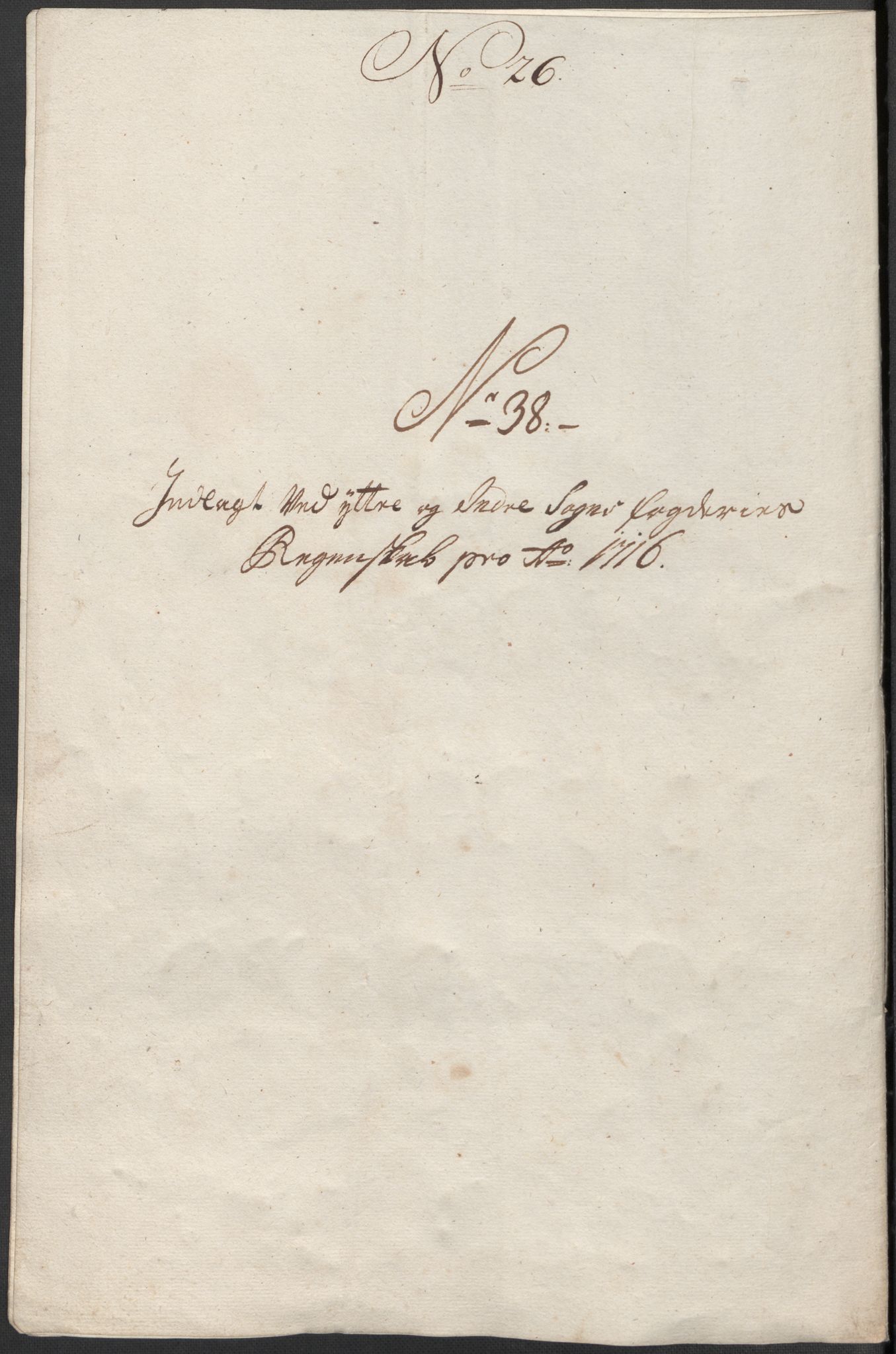 Rentekammeret inntil 1814, Reviderte regnskaper, Fogderegnskap, RA/EA-4092/R52/L3320: Fogderegnskap Sogn, 1715-1716, p. 526