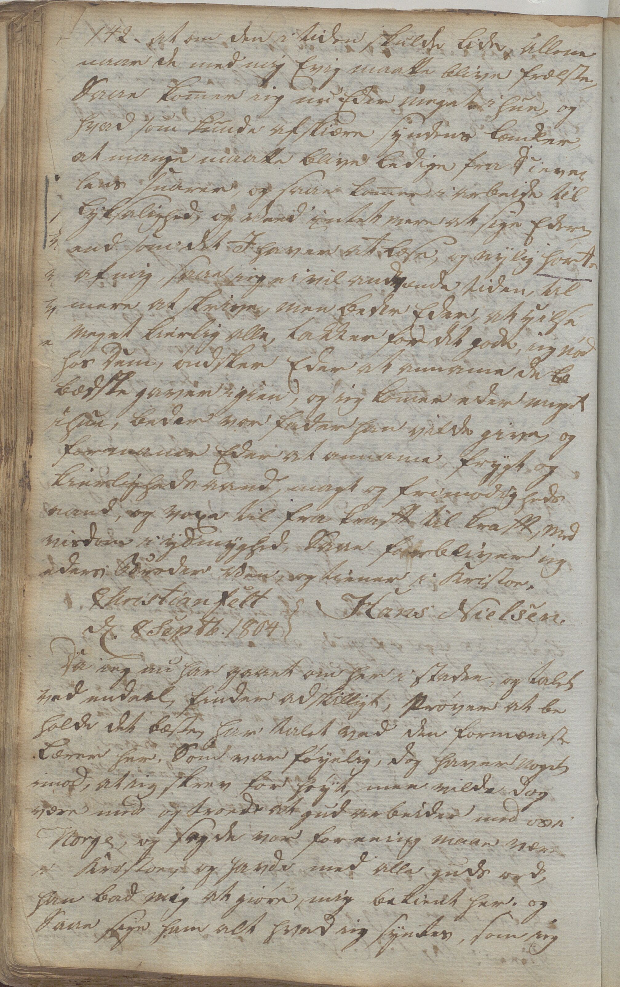 Heggtveitsamlingen, TMF/A-1007/H/L0047/0007: Kopibøker, brev etc.  / "Kopsland", 1800-1850, p. 142