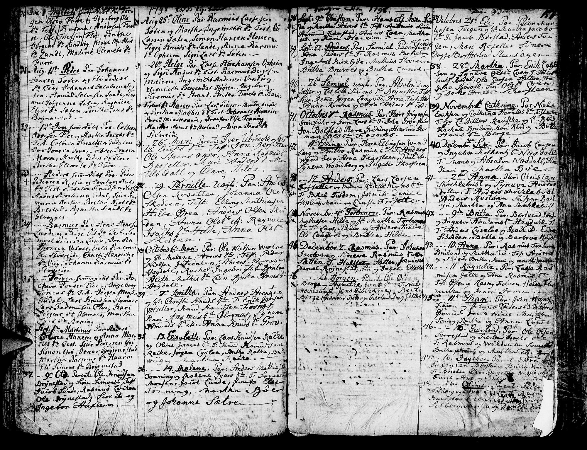 Innvik sokneprestembete, SAB/A-80501: Parish register (official) no. A 1, 1750-1816, p. 157