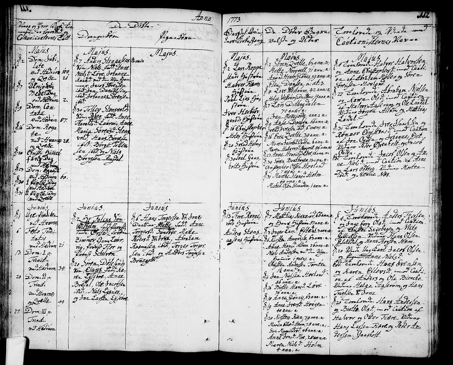 Hedrum kirkebøker, AV/SAKO-A-344/F/Fa/L0001: Parish register (official) no. I 1, 1751-1785, p. 112