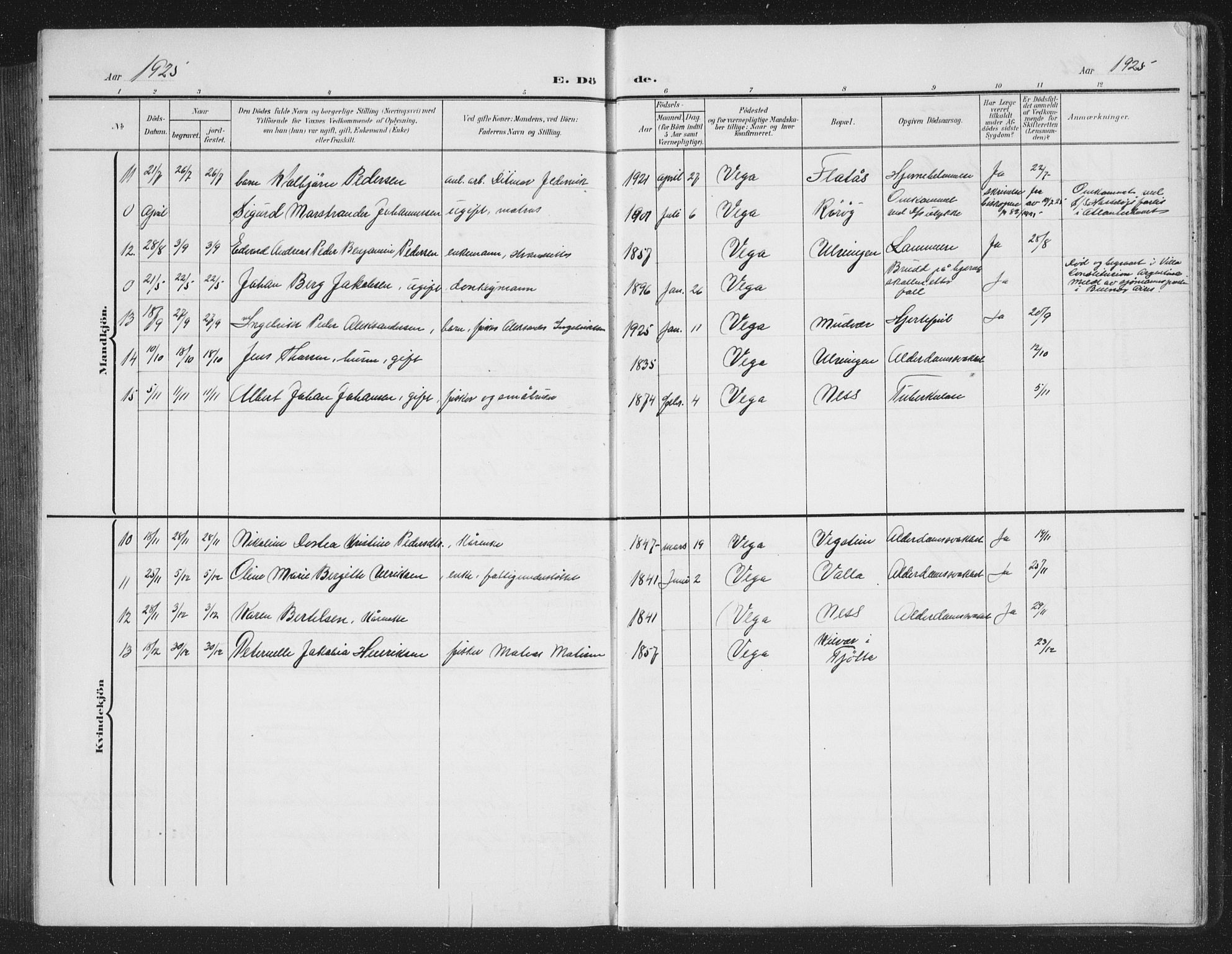 Ministerialprotokoller, klokkerbøker og fødselsregistre - Nordland, AV/SAT-A-1459/816/L0254: Parish register (copy) no. 816C04, 1905-1934