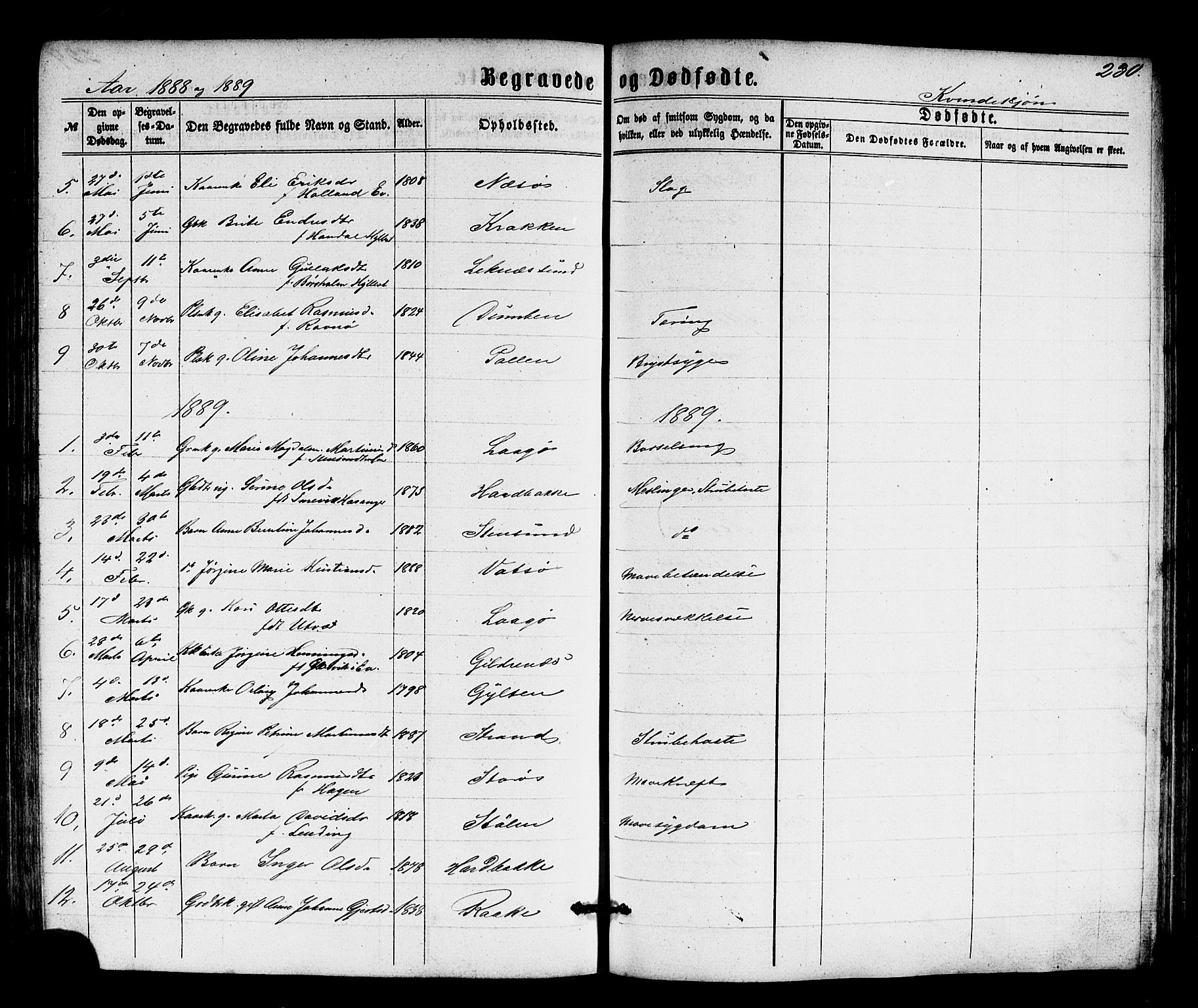 Solund sokneprestembete, AV/SAB-A-81401: Parish register (copy) no. A 1, 1860-1893, p. 230